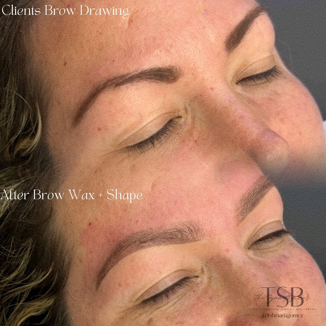 ✨ Brow Wax by @tsbmariagomez ✨

✏️ Need some tips on how to shape and maintain your brows? We got you! Come in and we&rsquo;ll teach you how to maintain your brows in between Brow Wax appointments. Don&rsquo;t forget to ask us on what products we sug