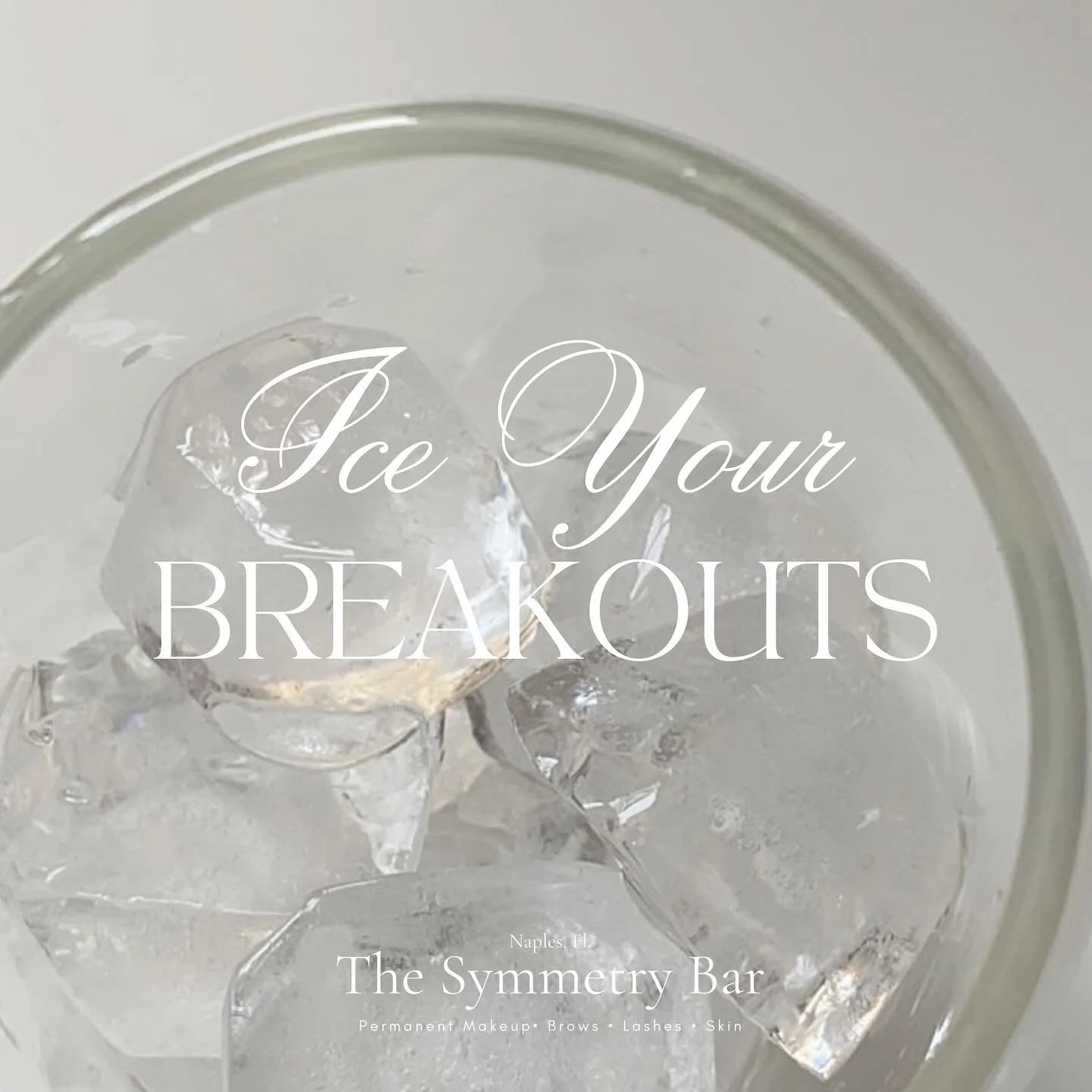 Don&rsquo;t pick at your breakouts, ICE THEM!! 🧊 

When dealing with breakouts, icing is your best friend!! Resist from picking as much as you can. It&rsquo;s not worth it, I promise!!!

Icing soothes pain, redness, and inflammation, reducing breako