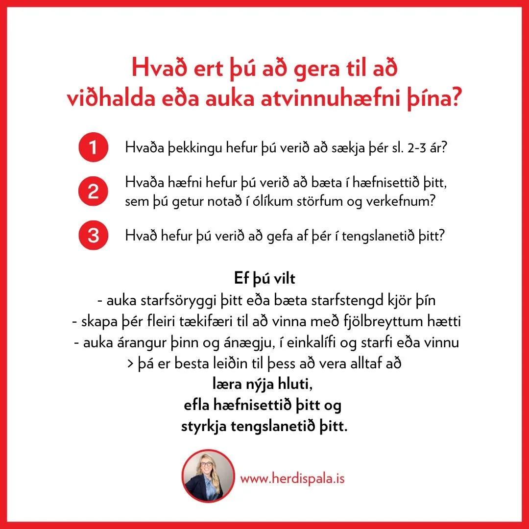 Hva&eth; &aelig;tlar &thorn;&uacute; a&eth; lesa og l&aelig;ra &iacute; dag? Meira inn &aacute; herdispala.is #sjalfsforysta