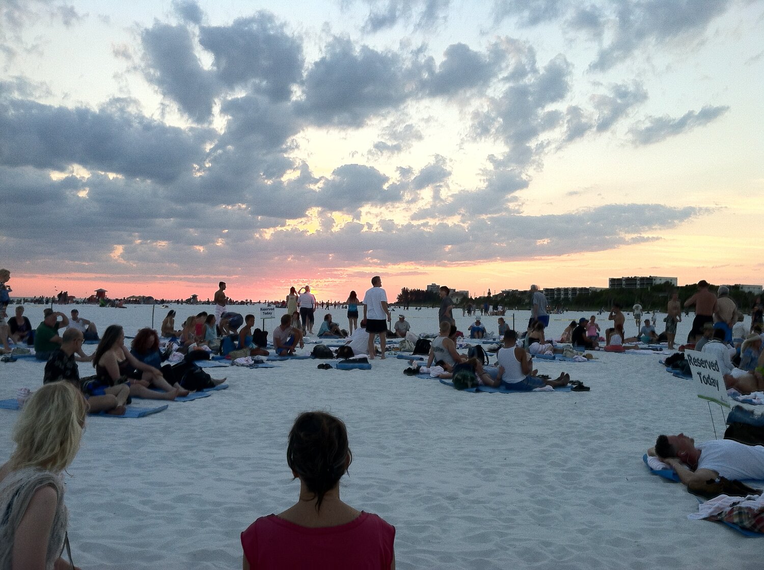 I was often part of group beach events from 2009-2014 where we meditated and followed leader, Ashayana/E’Asha’s, energy work rituals and ceremonies on Siesta Key Beach.