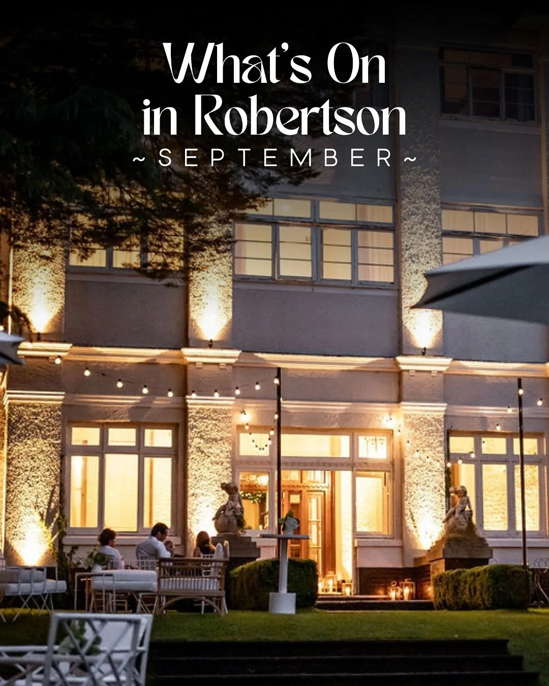 As usual the Southern Highlands region is serving up some great entertainment. 

Here are just a few things happening around Robertson in September. Let us know more suggestions in the comments 👇

#Robertson #TheSouthernHighlands #TheRobertson #robe