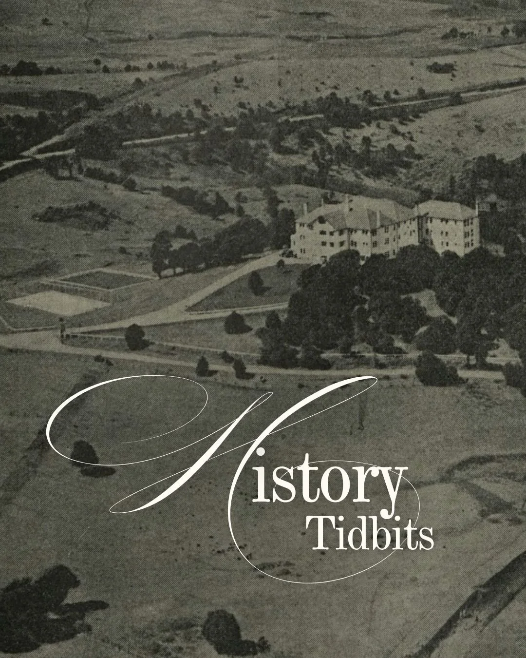 We love taking a stroll down memory lane every now and then and taking a peek at the fascinating history we're so luck to have in these walls. 

Here are a few bits and pieces we were looking through recently in preparation for last years centenary c