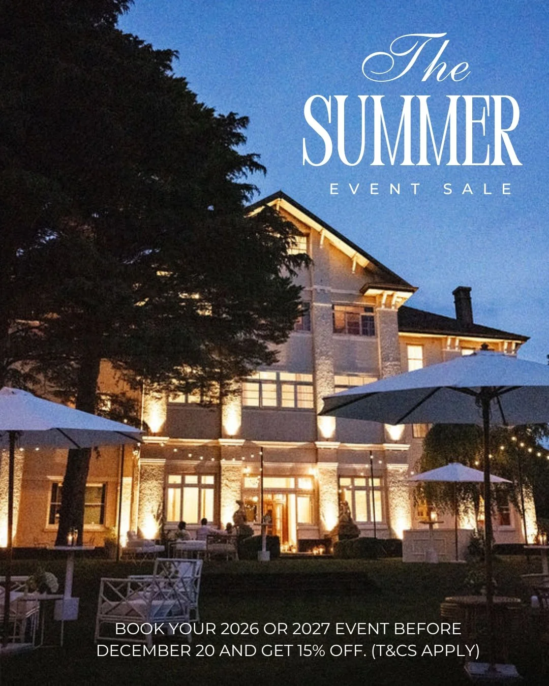 If you have a special occasion coming up next year or in 2027, book it in with us before December 20 and we'll give you 15% off .

To get party planning, email our lovely team on events@therobertsonhotel.com 

#TheRobertsonHotel #TheRobertson #Southe