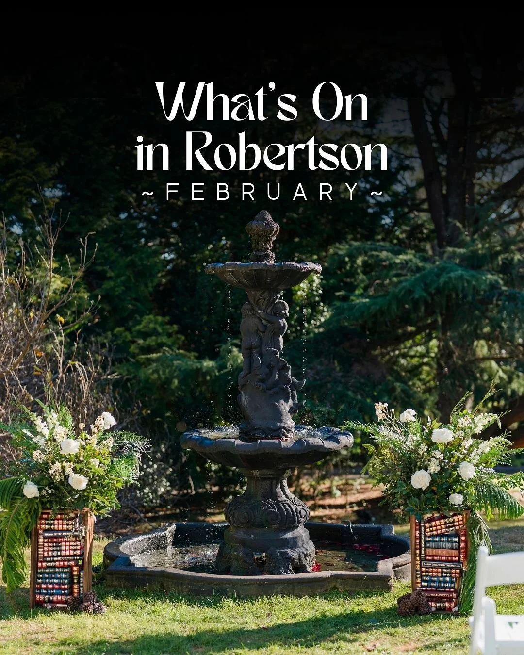 A few of the wonderful things happening in and around Robertson this month: 

The Wynn Prize at @ngununggula 
The @kangaroovalleyshow 
@wingecarribee.shire.council&rsquo;s Fusion Festival
The @robertsoncountrymarket 
And of course Valentines Day Dinn
