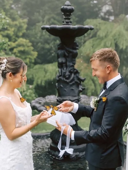Congratulations Monique and Blake 🦋 

Venue: @therobertsonweddings
Content: @byyoursidesocials
Celebrant: @merindacelebrant
Florist: @rubyoakfloristry @rubyoakweddings
Photo &amp; video: @storytellersweddingco
Cake: @conistonbakery
Cake Topper: @the