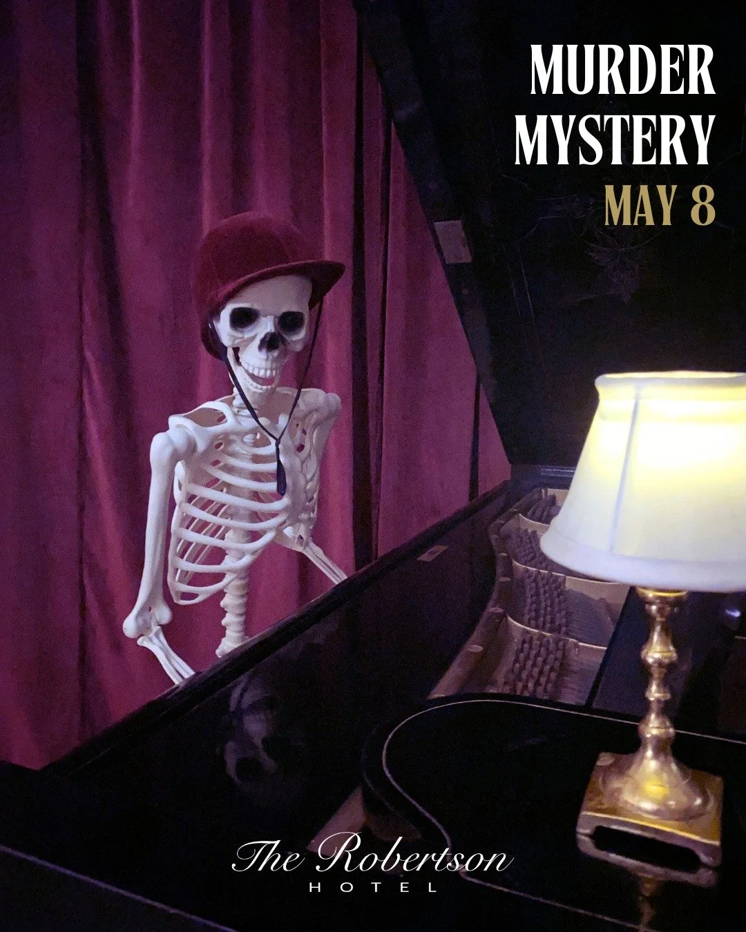 Have you booked your tickets for our next Murder Mystery Dinner? 

Great for big group get-togethers or a table for two looking for a fun night out, you won&rsquo;t want to miss the dazzling theme of May 8 - &rsquo;There&rsquo;s No Business Like Show