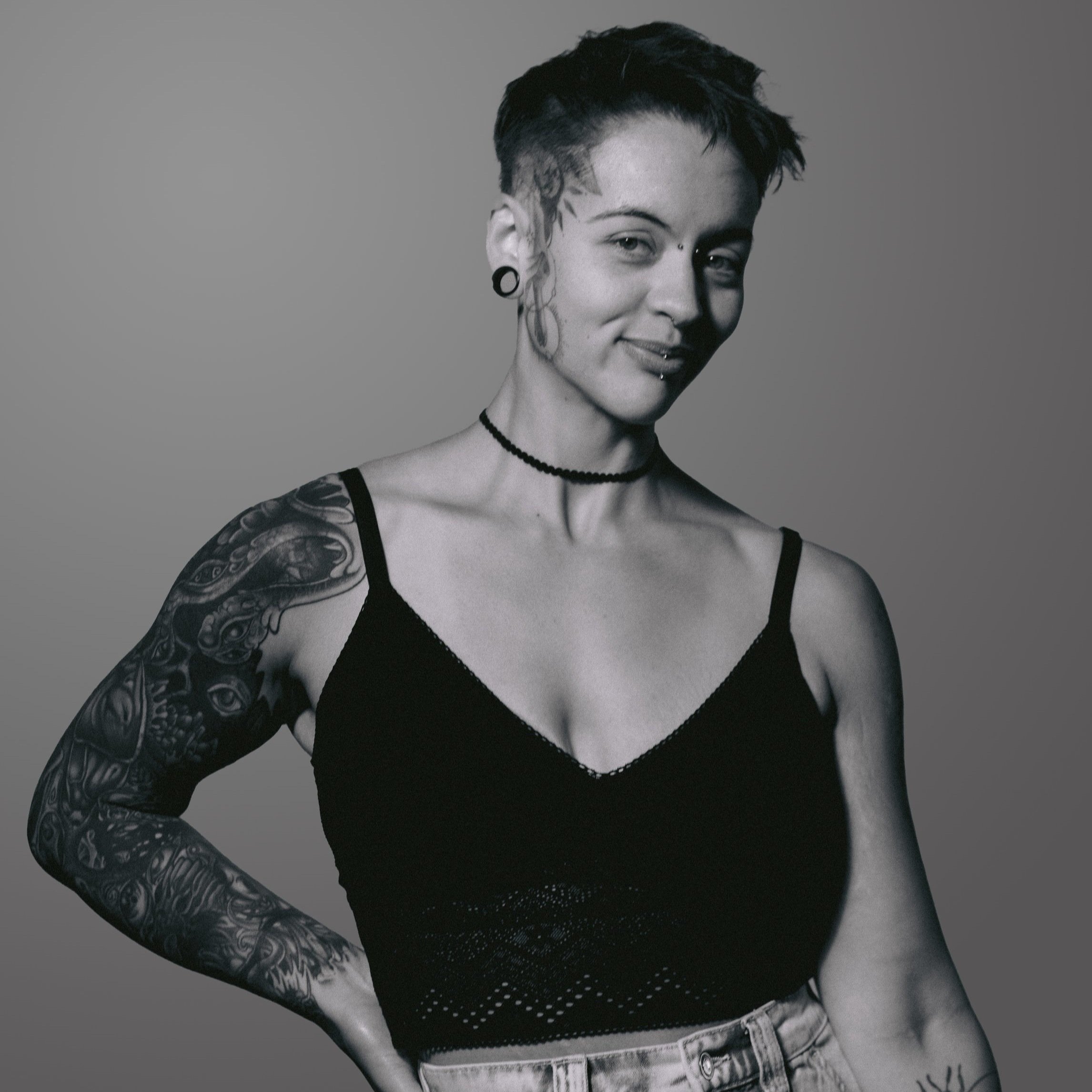 Monica Snyder Black & Grey Realism Tattoo Artist in Dallas Best