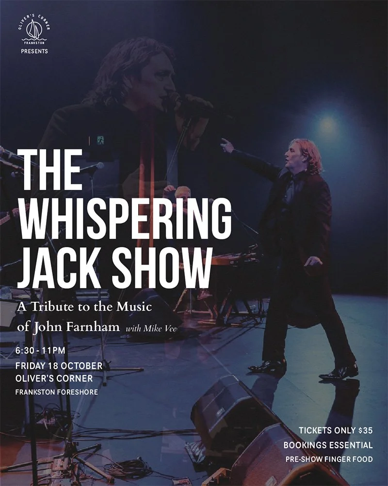 A Tribute to the Music of John Farnham at Oliver's Corner