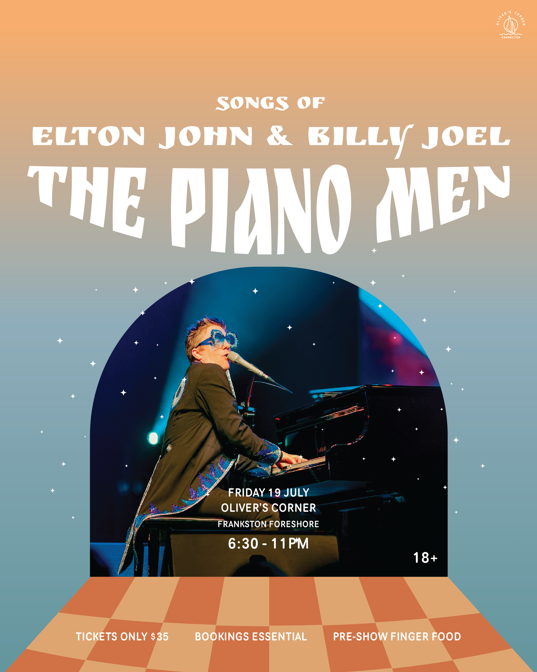 ‘The Piano Men – Songs of Elton John and Billy Joel’ at Oliver's Corner