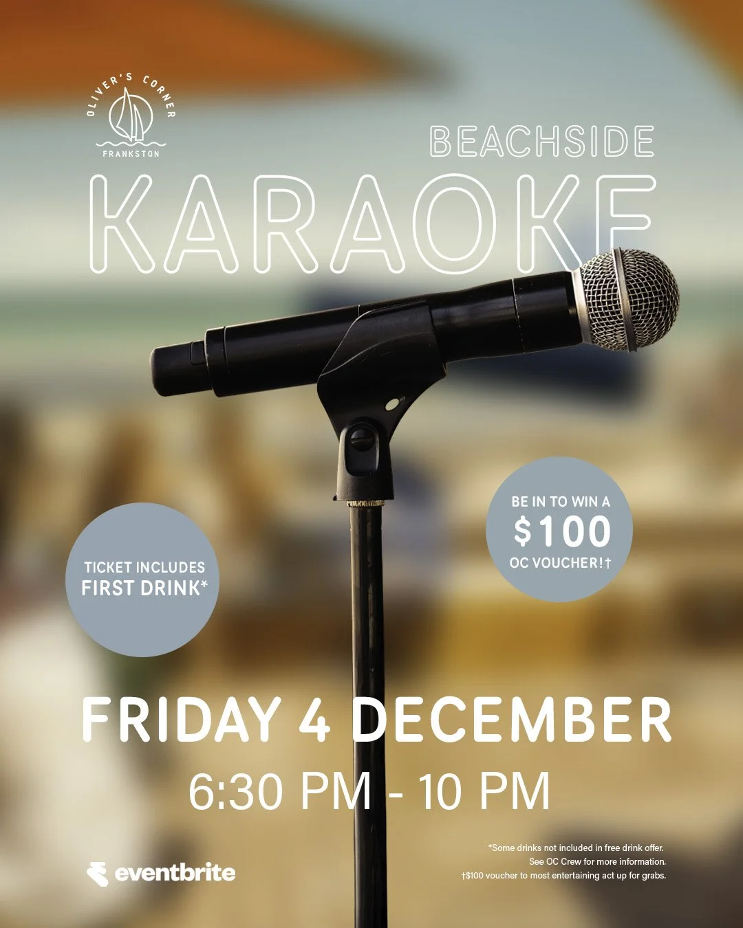 Beachside Karaoke at Oliver's Corner! (18+)