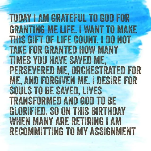 Today GOD I thank you for life, health and assignment. I thank you for family and friends especially Henzy and Doris Green Sr., my sisters and their tireless sacrifice. I thank you for my wife and her family that loved me and believed in me like thei