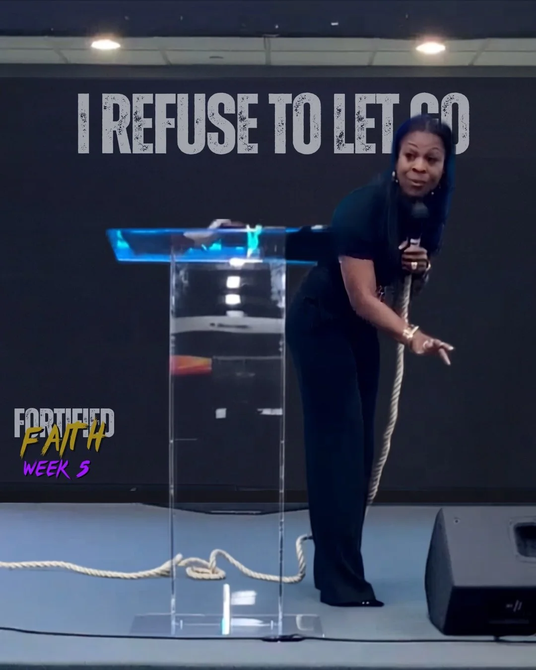 Faith doesn&rsquo;t quit. Faith doesn&rsquo;t fold. Faith refuses to let go. 
👉 Swipe through some powerful moments from Sunday&rsquo;s message, &ldquo;I Refuse to Let Go&rdquo; by @ladynicolegreen 

Faith isn&rsquo;t about never facing challenges&m