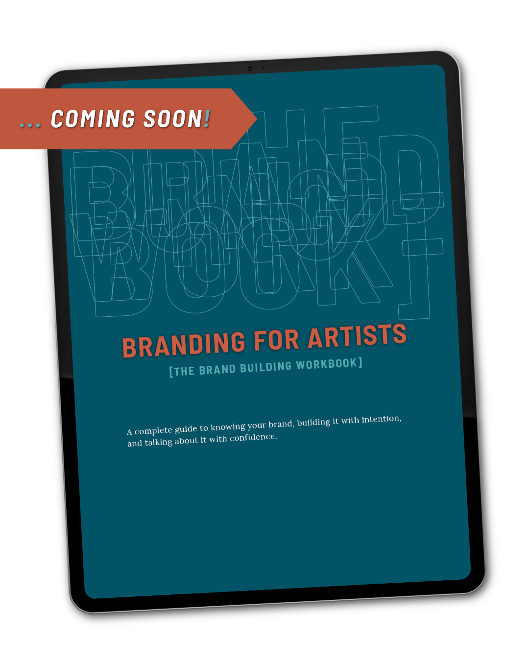 The Brand Building Workbook for Artists — a guided branding workbook by Zandra X Creative Studio, coming soon