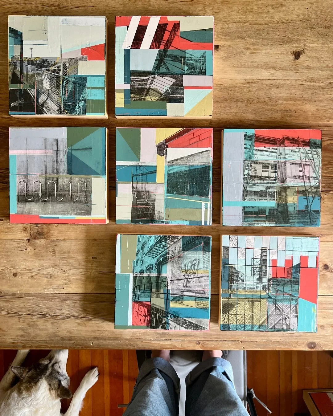 .
I&rsquo;ve finally started to get organized and list the small SIDE QUEST pieces on my website. There are seven 10x10 pieces so far and one 12x12. Link in bio.

I&rsquo;ve got boxes of paintings plus a storage container of paintings that I&rsquo;ll
