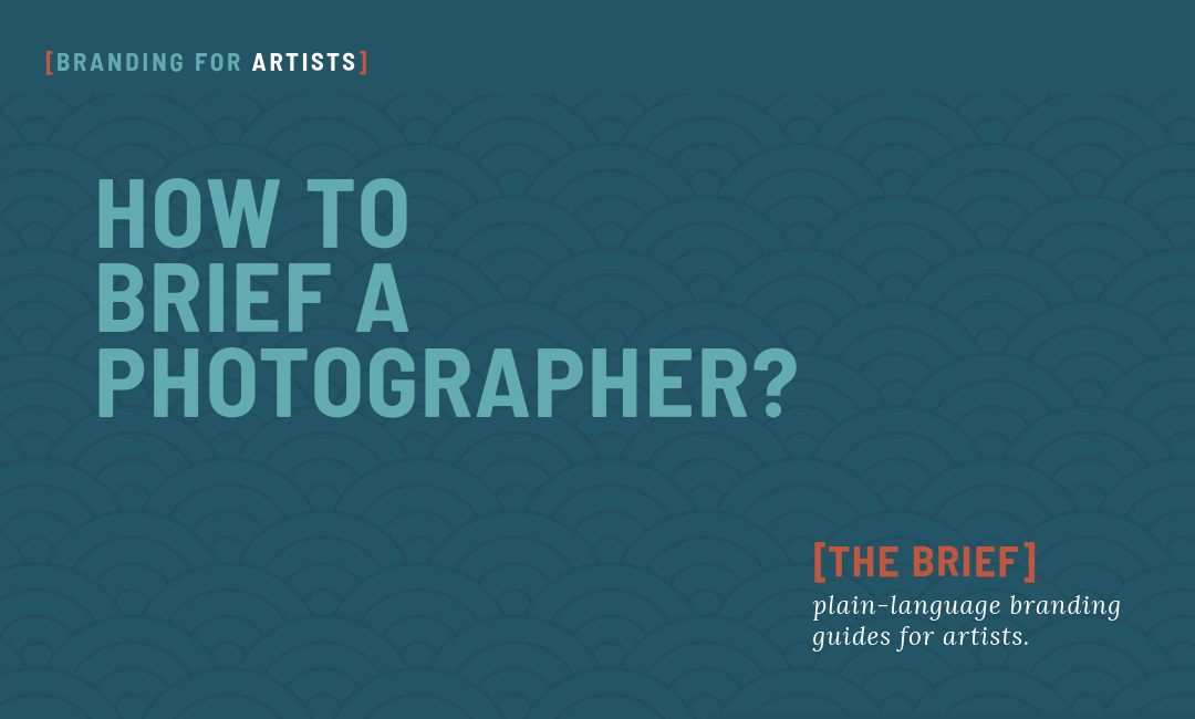 What does it mean to brief a photographer?
