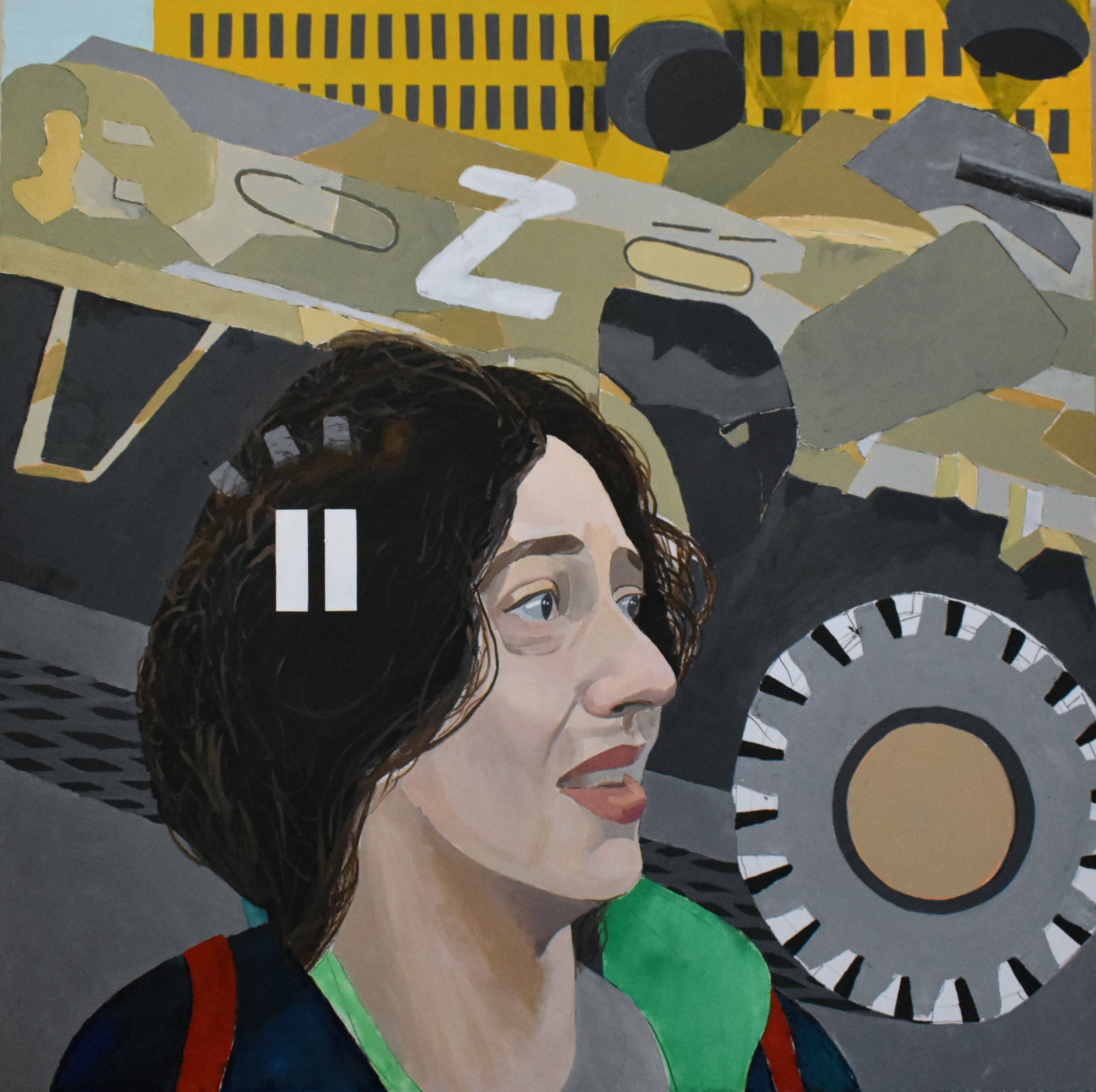 "A Girl", Oil on Canvas, 48"x48", 2022