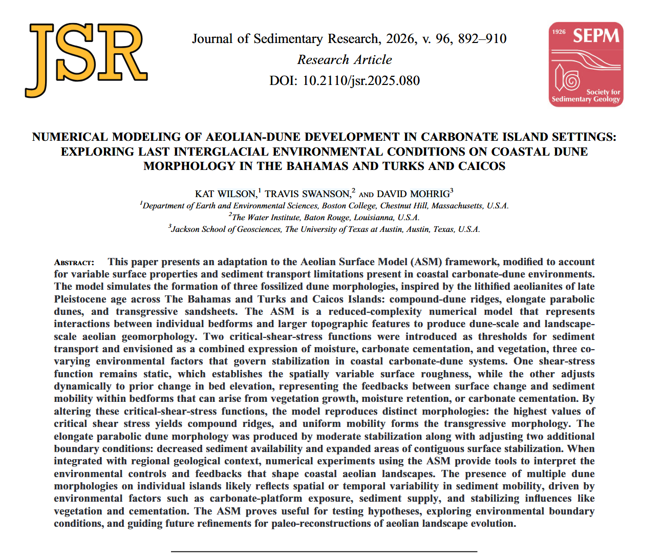 New Publication! 