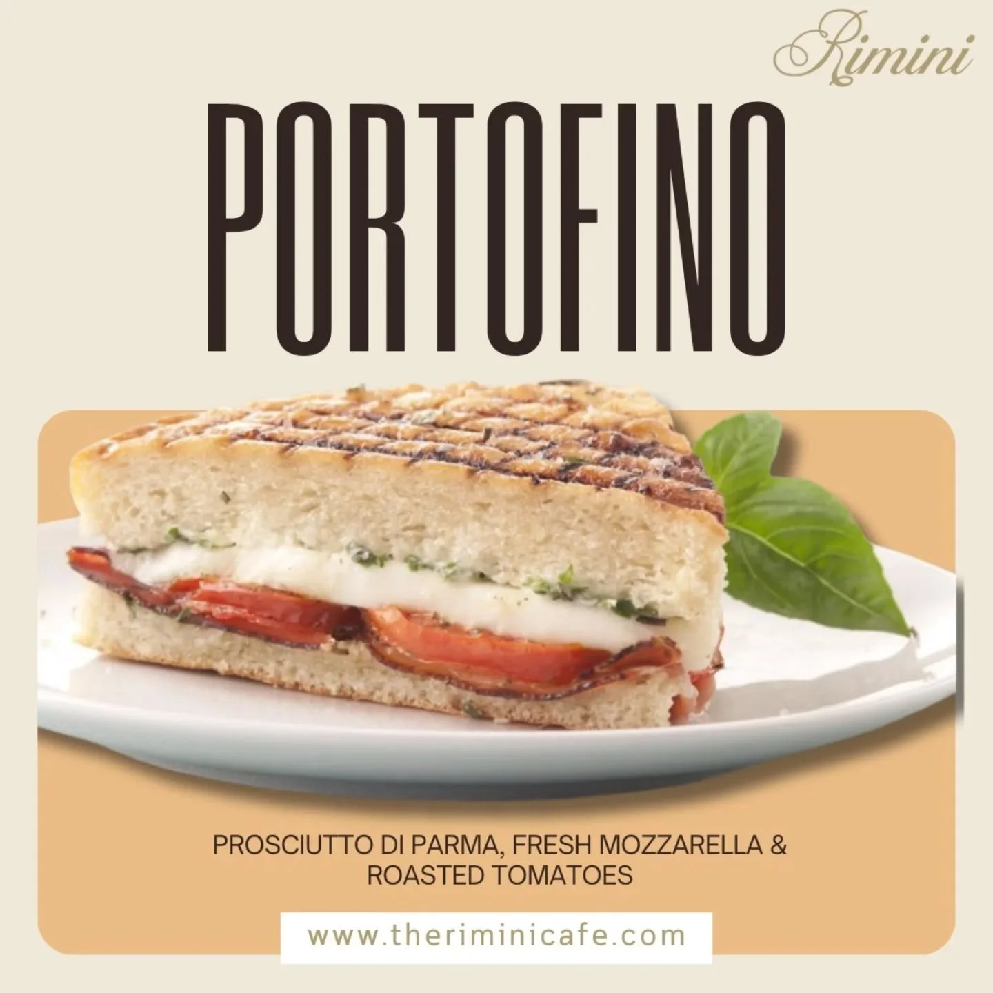 Portofino Perfection Awaits! 🇮🇹✨
 Indulge in the rich flavors of Prosciutto di Parma, fresh mozzarella, and roasted tomatoes — a taste of Italy in every bite. 😋
Crafted with passion, served with love — experience true Italian dining at