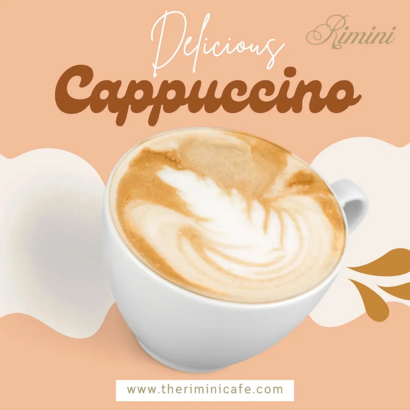 Craving the perfect cappuccino to start your day? One sip is all it takes to fall in love with the rich aroma, creamy foam, and bold espresso flavor!
At The Rimini Caf&eacute;, every cup of cappuccino is crafted with passion to give you that smooth, 