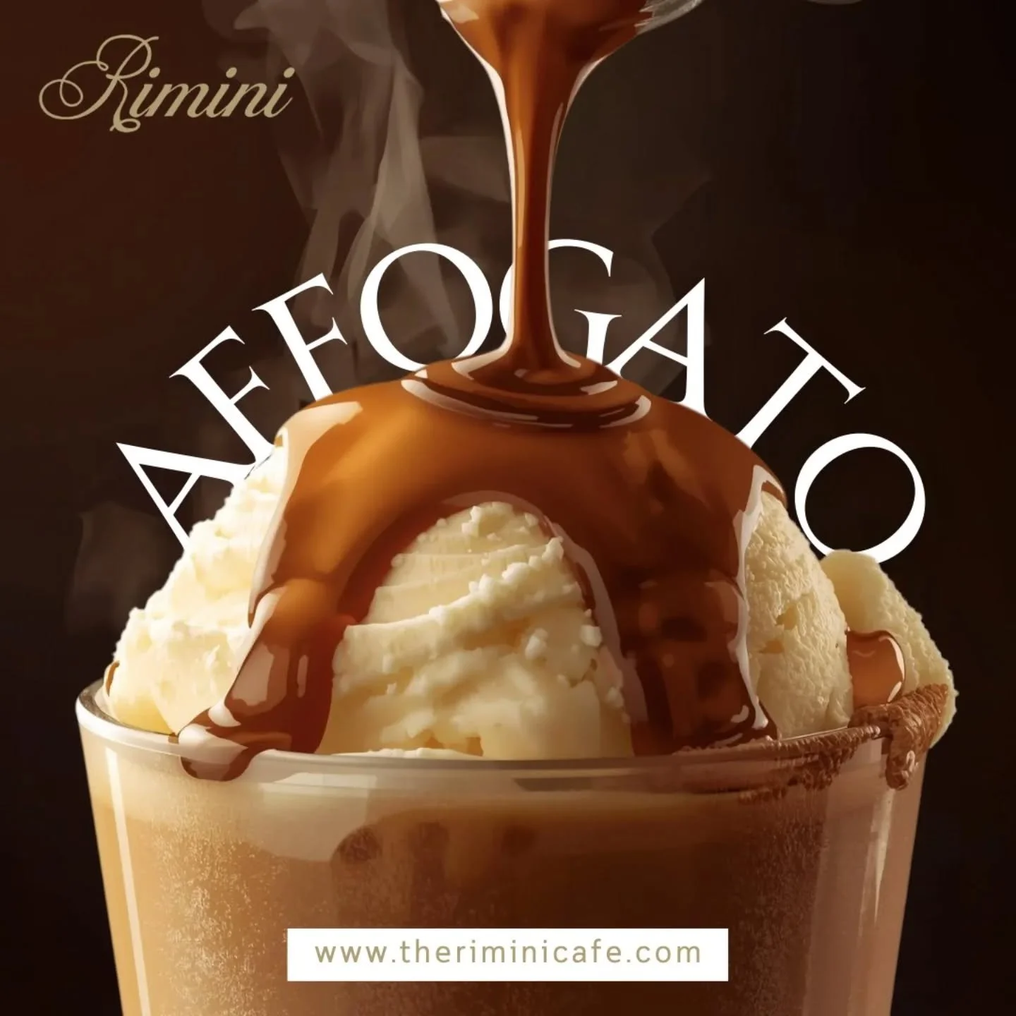 Dessert or coffee? Why not both!
Indulge in the irresistible taste of Affogato at Rimini Caf&eacute; &mdash; the perfect blend of rich flavor and creamy sweetness. A delicious scoop of vanilla gelato topped with your choice of a double shot of espres