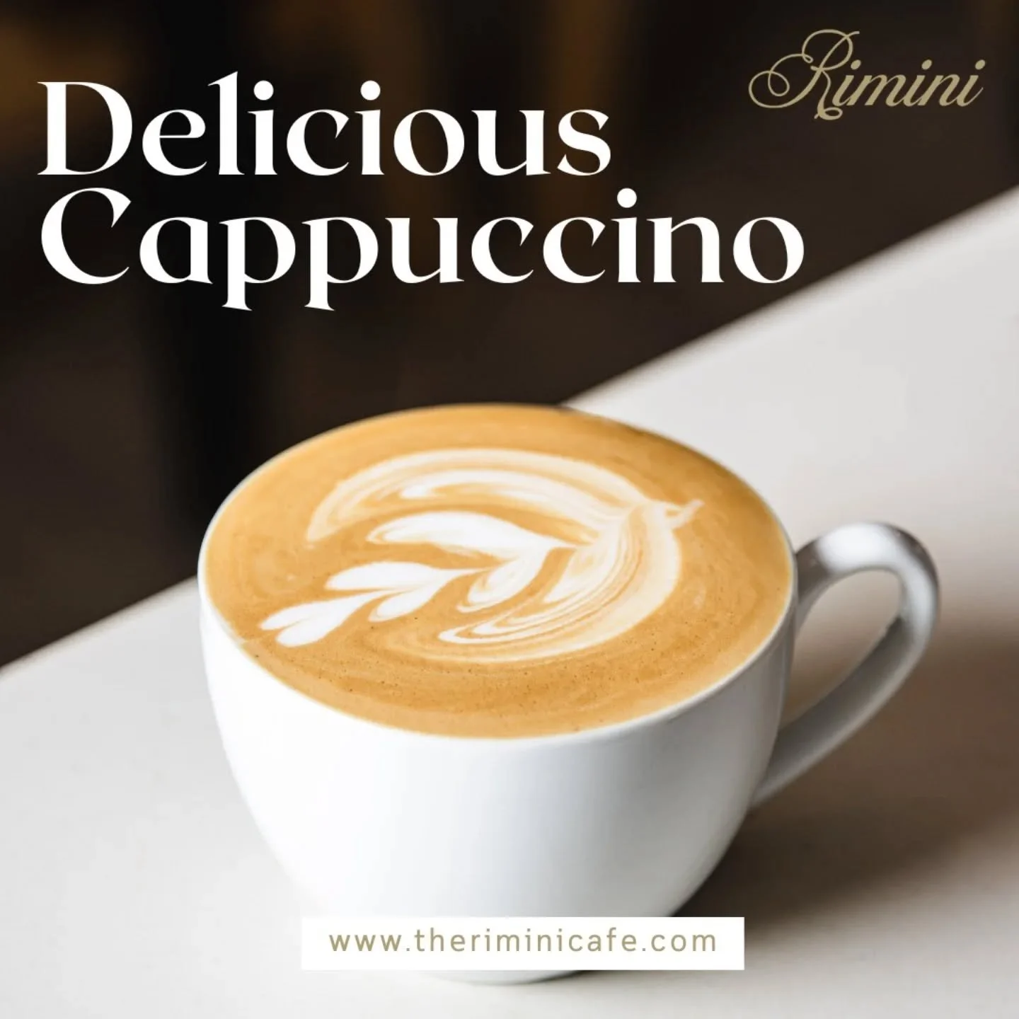 Start your day the right way with a delicious cappuccino ☕
Rich espresso, perfectly steamed milk, and a smooth, creamy finish&mdash;every sip from The Rimini Caf&eacute; is pure comfort in a cup. 🤎 Whether you're catching up with friends or enjoying