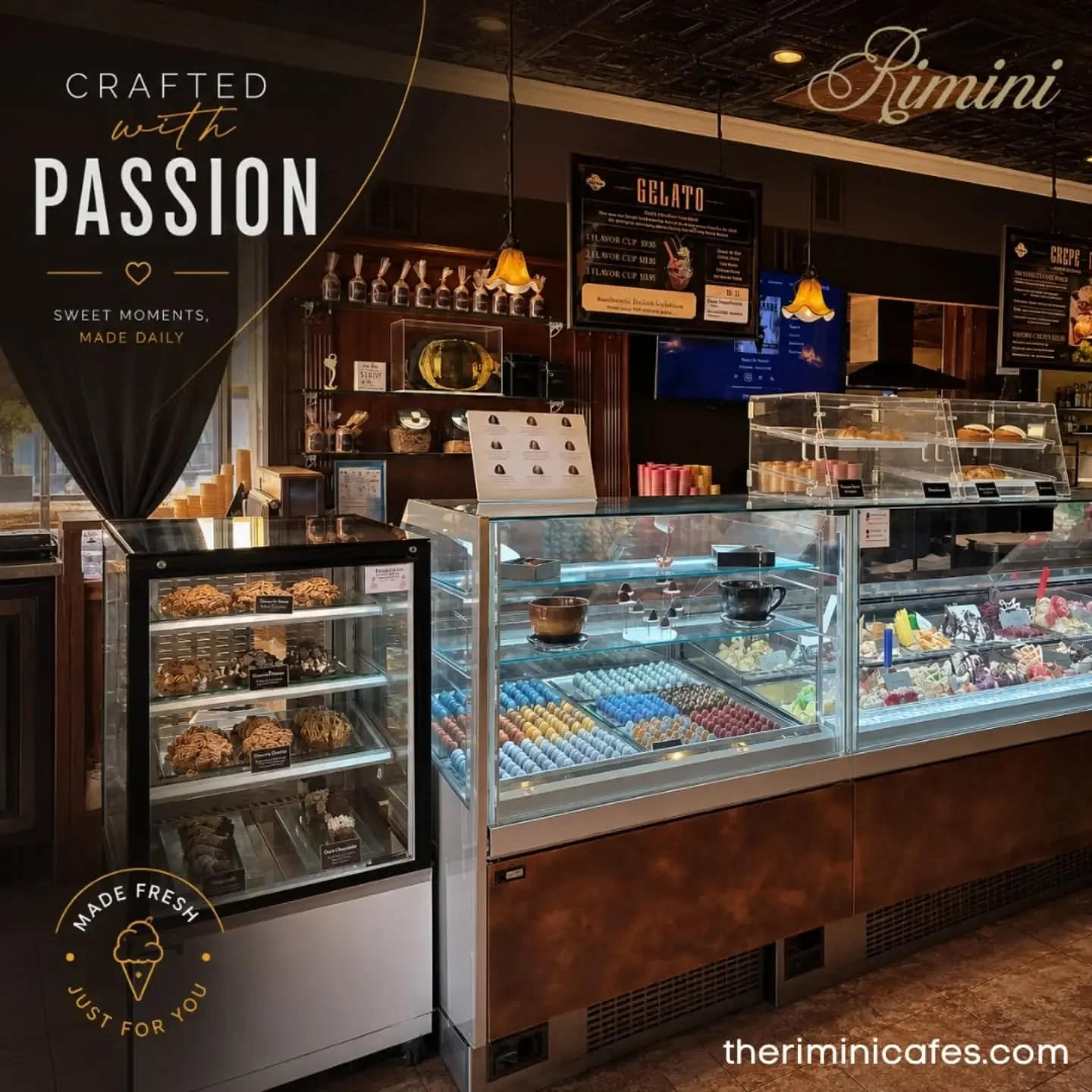 CRAFTED WITH PASSION. MADE FRESH DAILY. ✨
Turn every day into a sweet moment at Theri Mini Cafes! 🍦🇮🇹 Treat yourself to freshly made gelato, crafted with care and inspired by authentic Italian indulgence. From a single-flavor cup to delicious mult