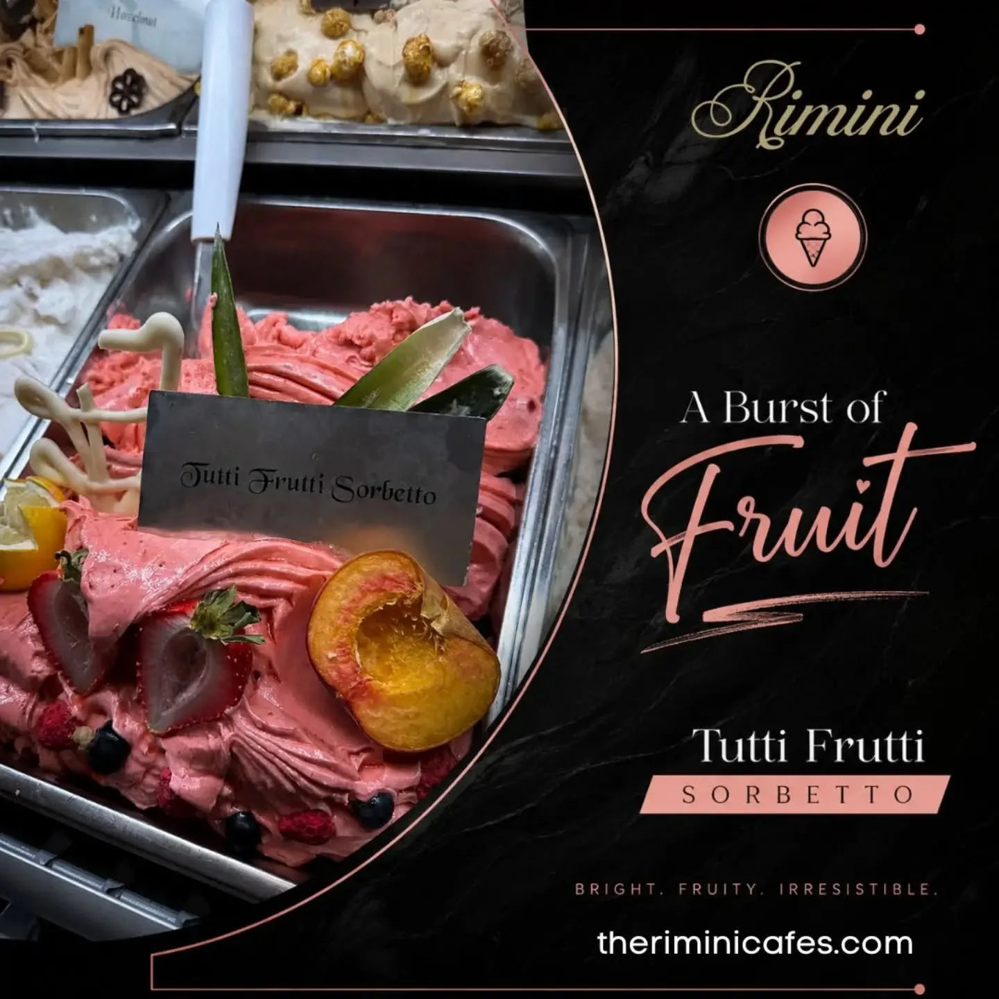 A Burst of Fruit in Every Scoop! ✨
Treat yourself to the refreshing taste of Hascimut Tutti Frutti Sorbetto&mdash;a delicious blend of fruity goodness that's bright, refreshing, and absolutely irresistible! 💛

🍨 Bursting with vibrant fruit flavors
