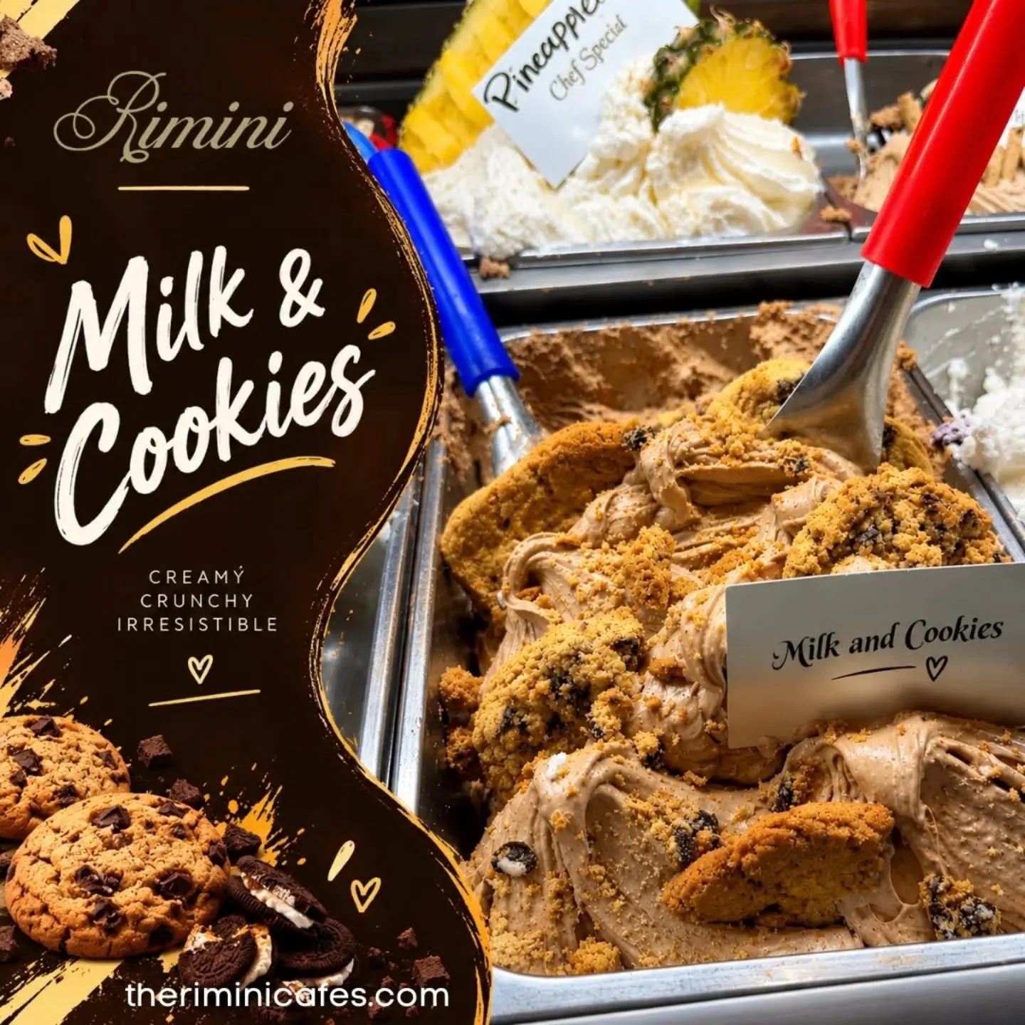 One Scoop Is Never Enough! ✨
Sweet pineapple meets the rich, nostalgic flavor of milk &amp; cookies in a creamy, crunchy combination you won't be able to resist! 😍 Every bite delivers the perfect balance of fruity freshness, velvety creaminess, and 