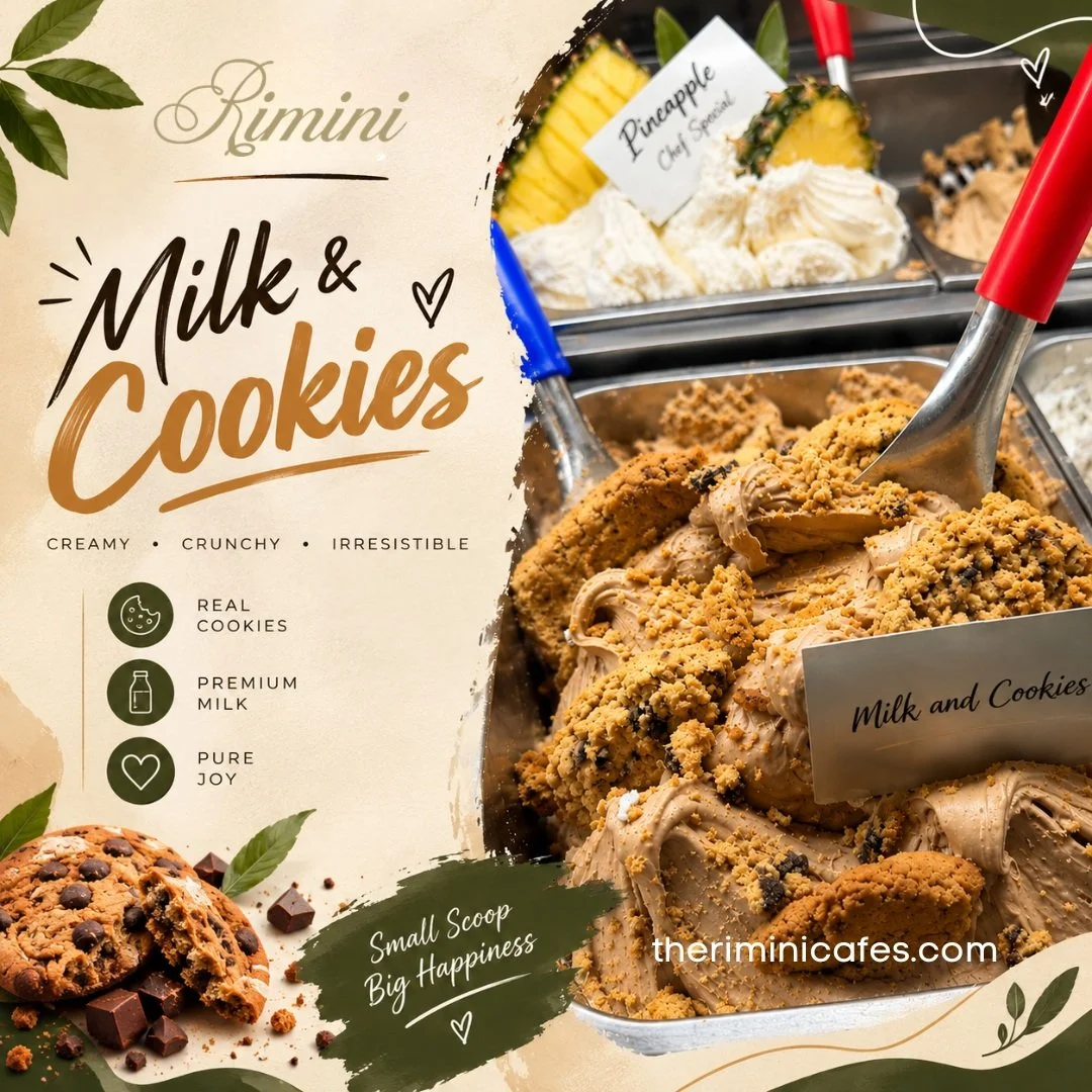 A Classic Treat Made Even Better! ✨
Creamy, crunchy, and absolutely irresistible&mdash;our Milk &amp; Cookies creation is the perfect blend of rich flavors and sweet memories. 🤎
Made with real cookies and premium milk, every bite delivers pure joy a