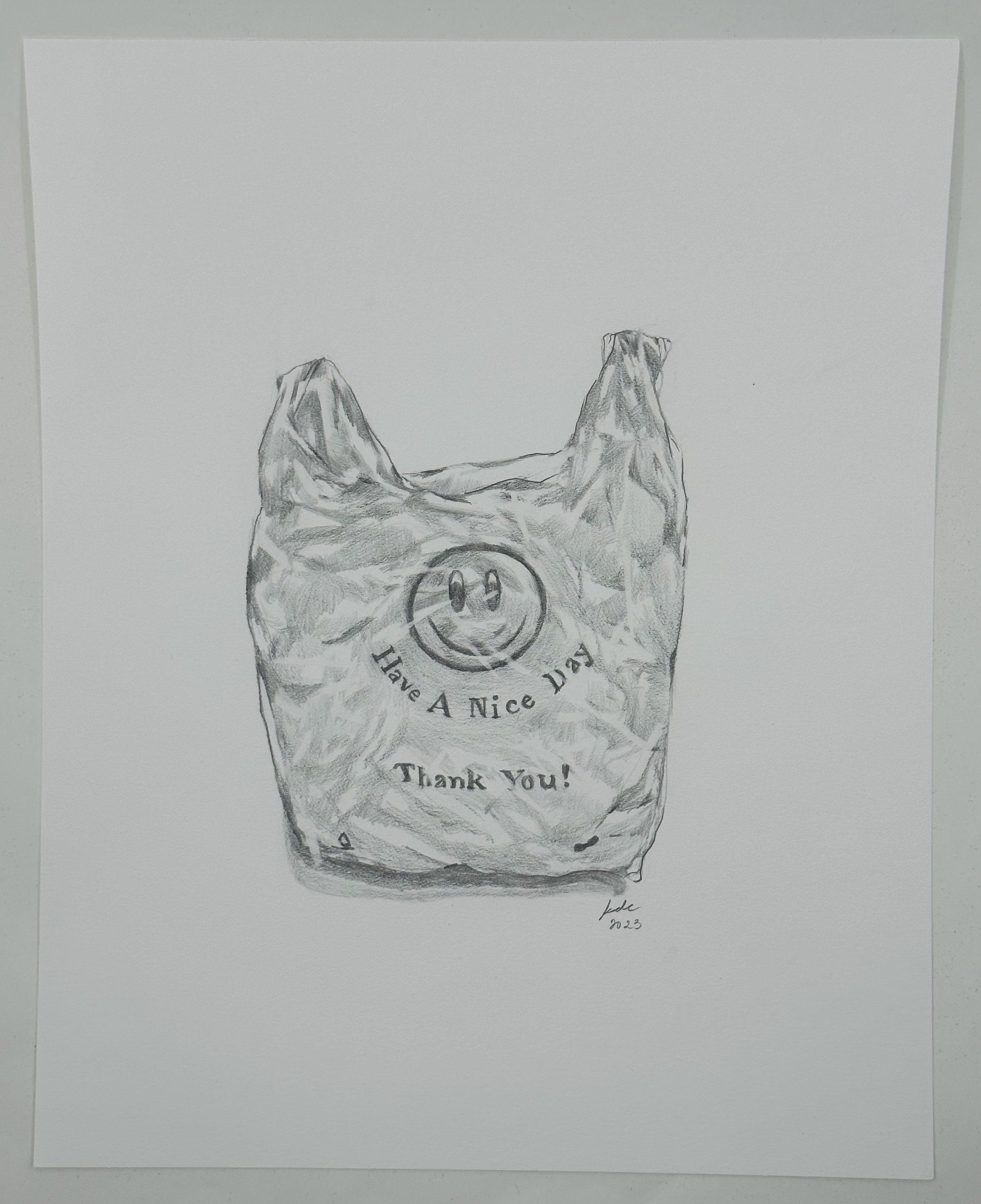 How to draw plastic bag / LetsDrawIt
