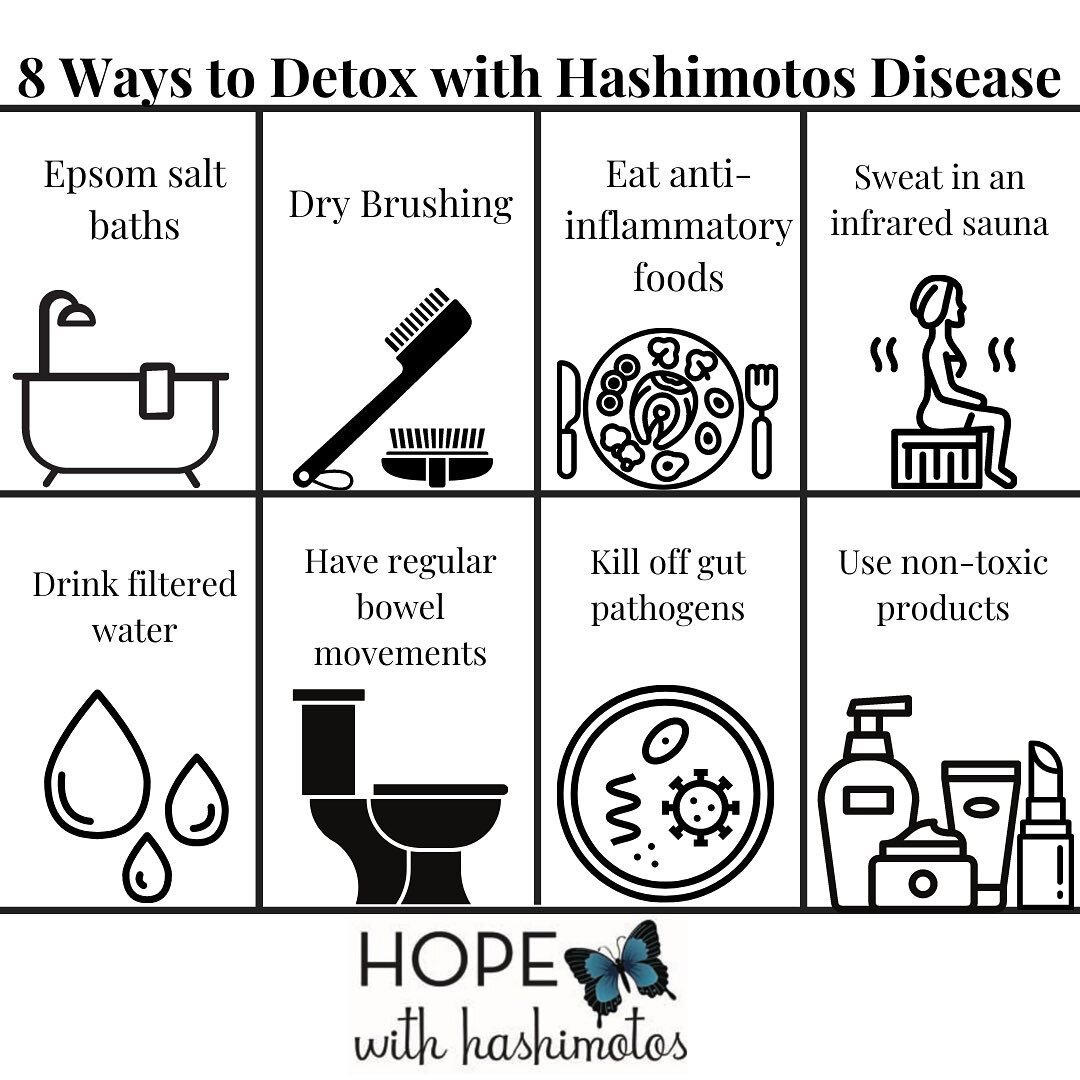 ⚠️ PSA&mdash; Detoxing is a lifestyle, not a juice cleanse! 
.
Toxins are a 👉🏻 Root cause 👈🏻 of Hashimotos Disease. 
.
By the time we get sick, our body&rsquo;s toxin bucket is full and often overflowing&mdash; hello brain fog, fatigue, and every