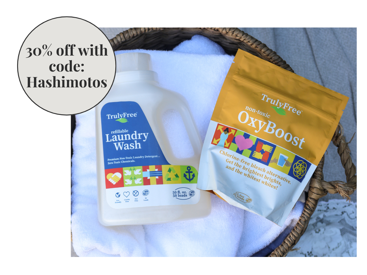 Truly Free Non-Toxic Cleaning & Laundry | 30% off with code: Hashimotos