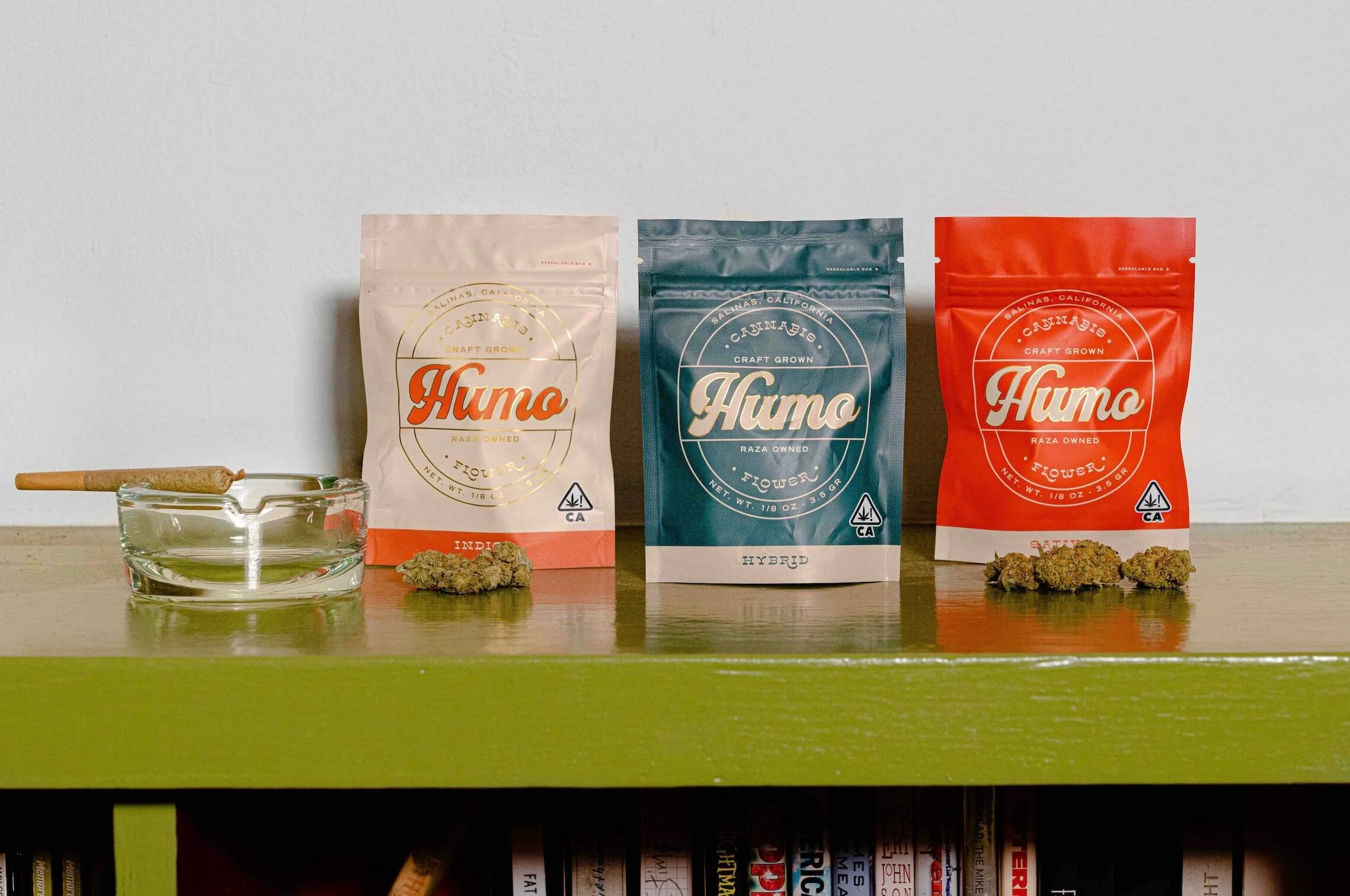  HUMO es la nueva marca de cannabis de POSIBL . Fotos:  Enkrypt Los Angeles.  
