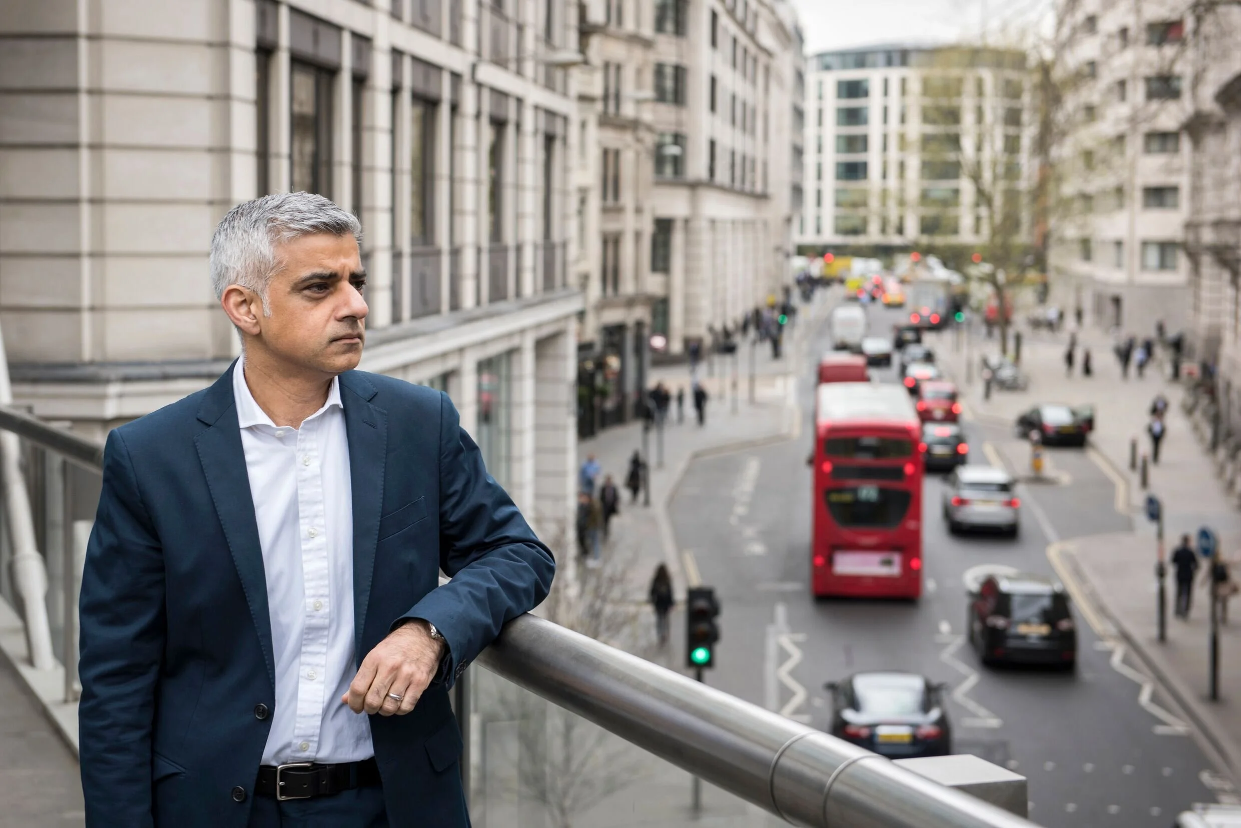 Sadiq Khan, alcalde de Londres. Imagen: Sadiq for London 2021.