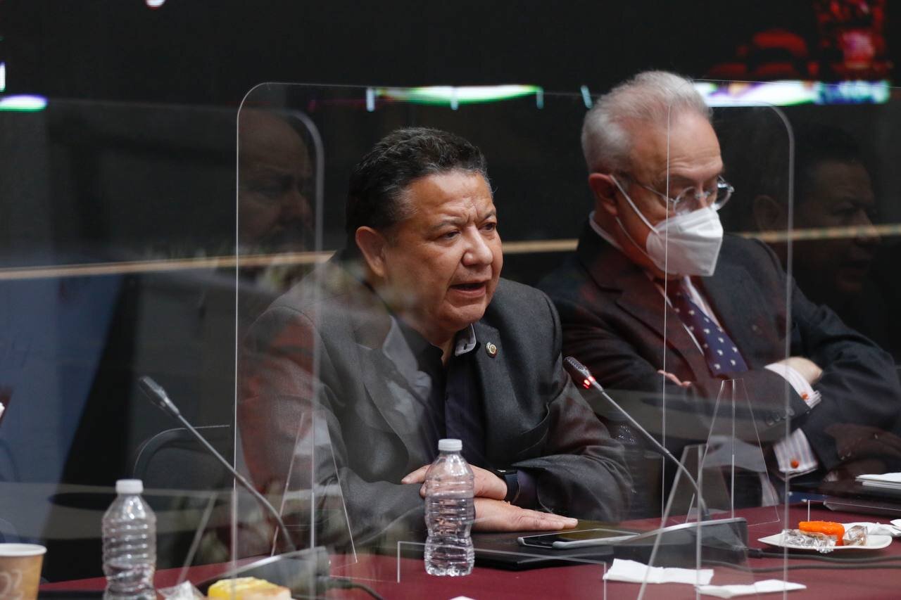   Senador Julio Ramón Menchaca Salazar  (MORENA), presidente de la Comisión de Justicia del Senado de la República. Imagen: Senado. 