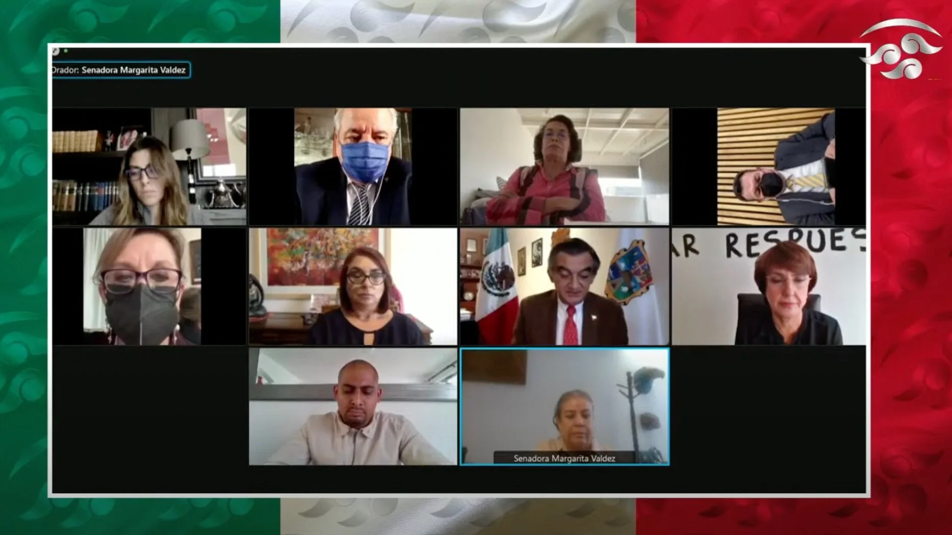 Sesión ordinaria de la Comisión de Salud del Senado. Imagen: Senado de la República.