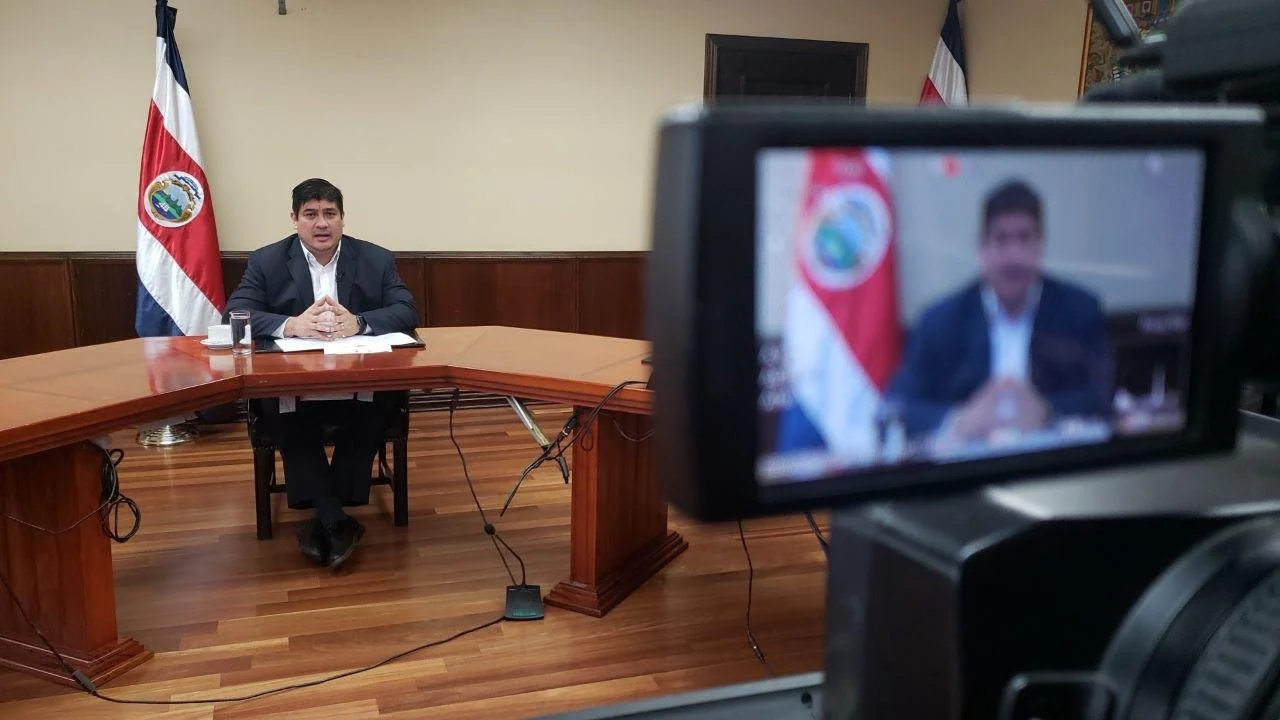 Carlos Alvarado , presidente costarricense. Imagen: Presidencia de Costa Rica.