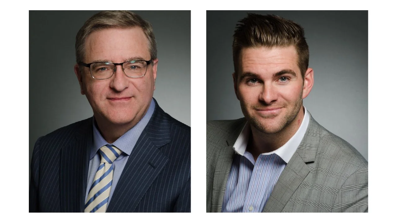   Richard Batenburg Jr. , CEO, y  Rick Batenburg III , CIO de Cliintel Capital Management Group y miembros del board de Clear Cannabis Inc.  Imagen: CCMG.  