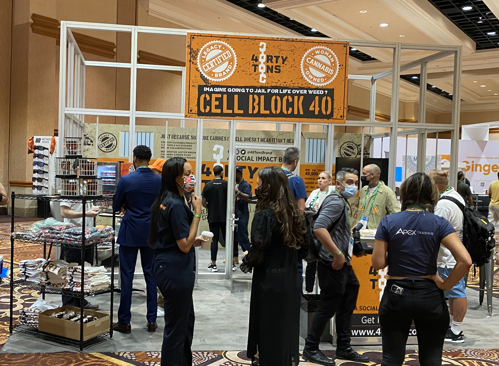  La compañía  40 Tons  estuvo presente en  MJUnpacked  en Las Vegas.  Imagen: MJUnpacked.  