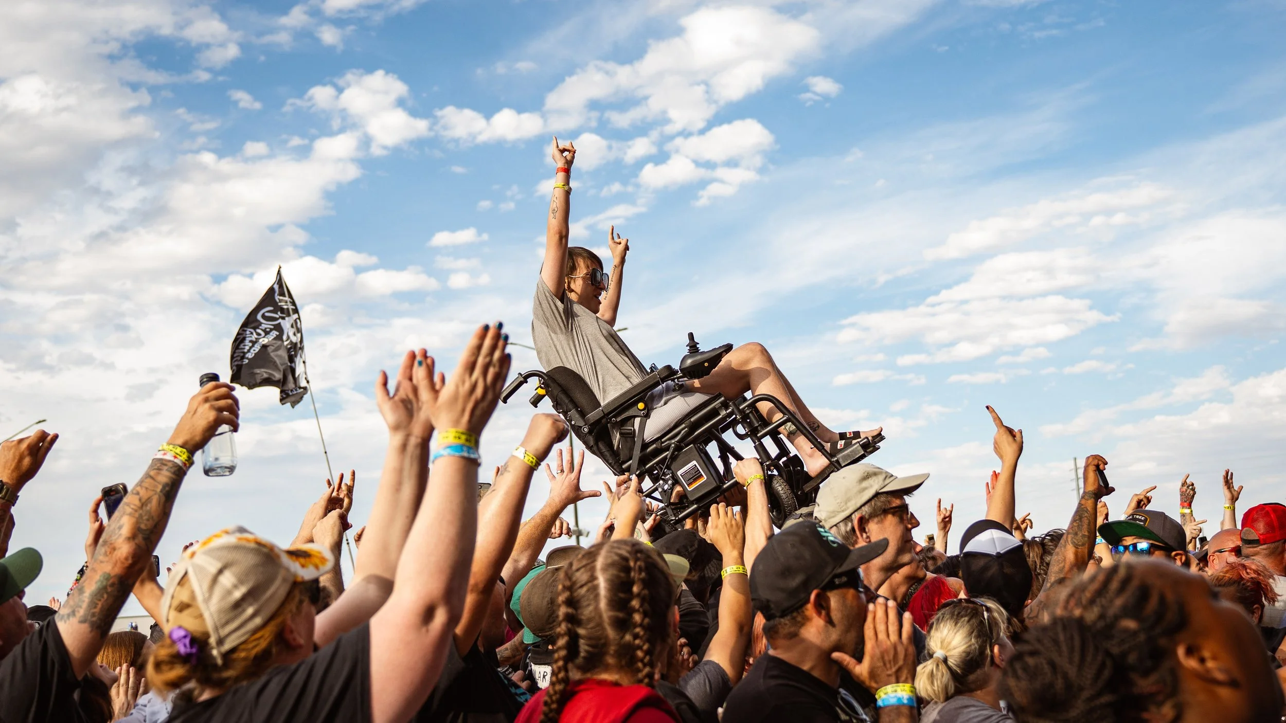 Punk Festival Crowd Surf