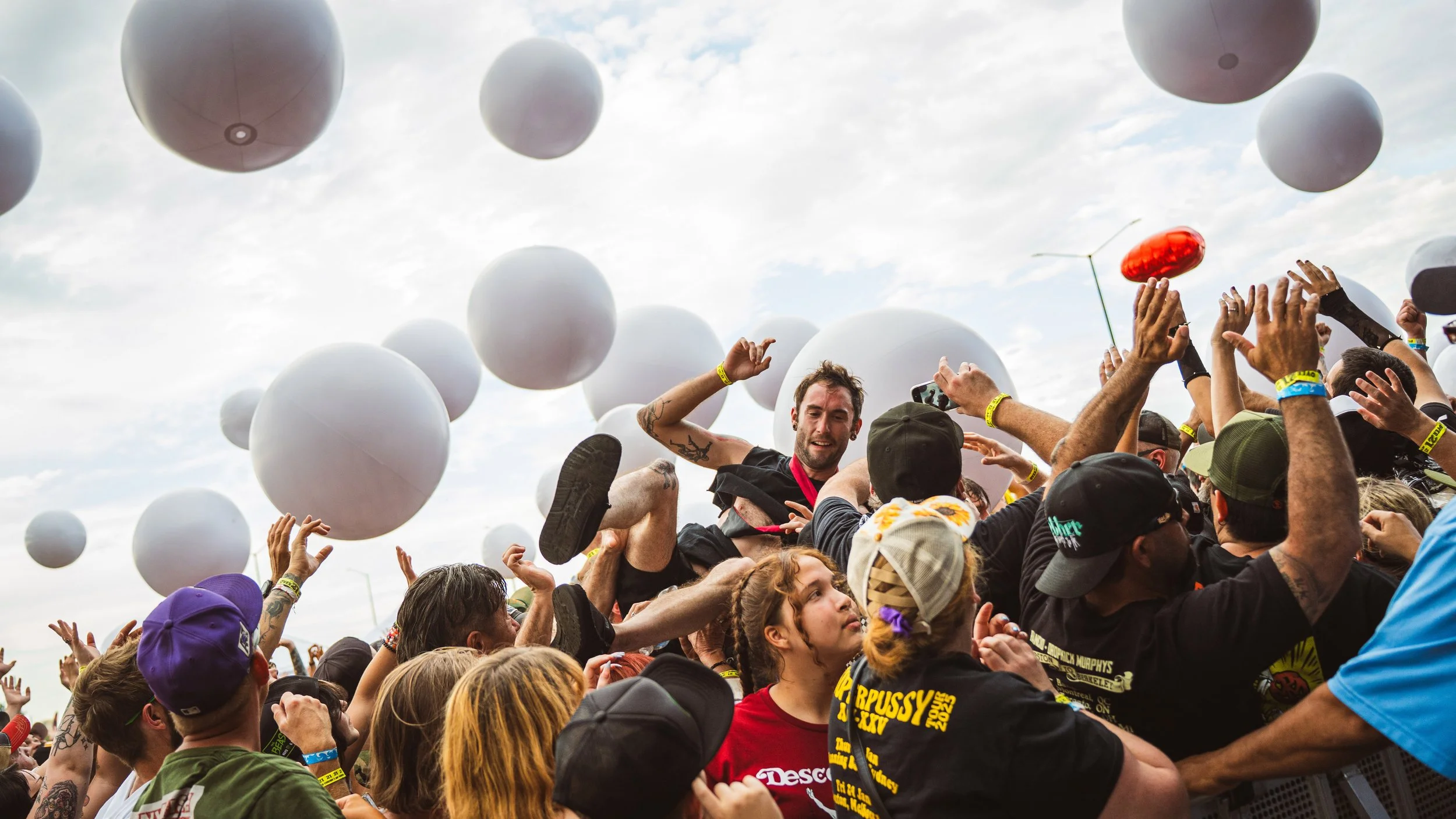Crowdsurfer during The Adicts