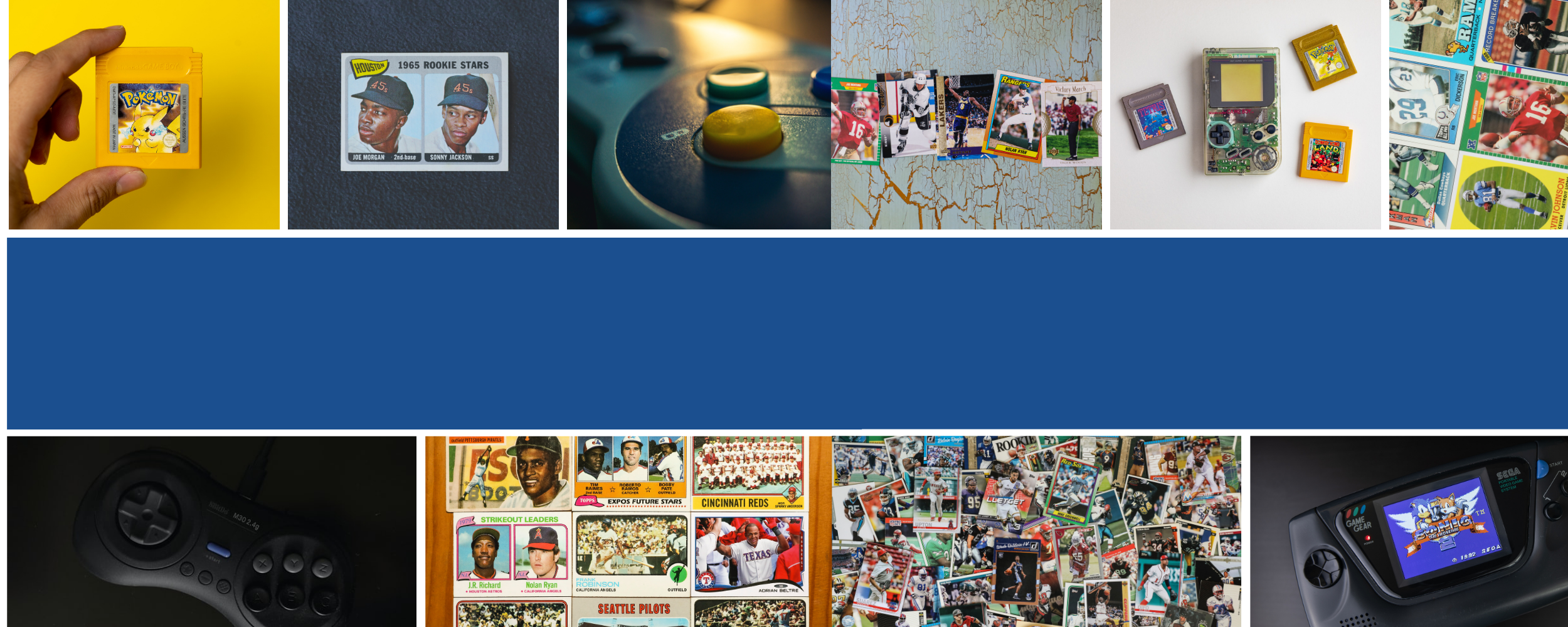 Blue Illustrated Snowflake Winter Photo Collage.png