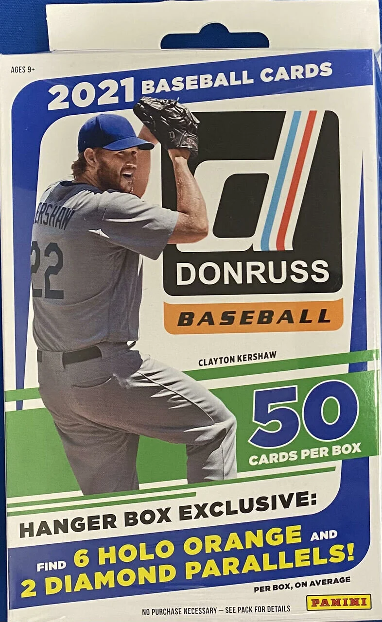 Panini: 2021 Donruss Baseball Trading Card Hanger Box