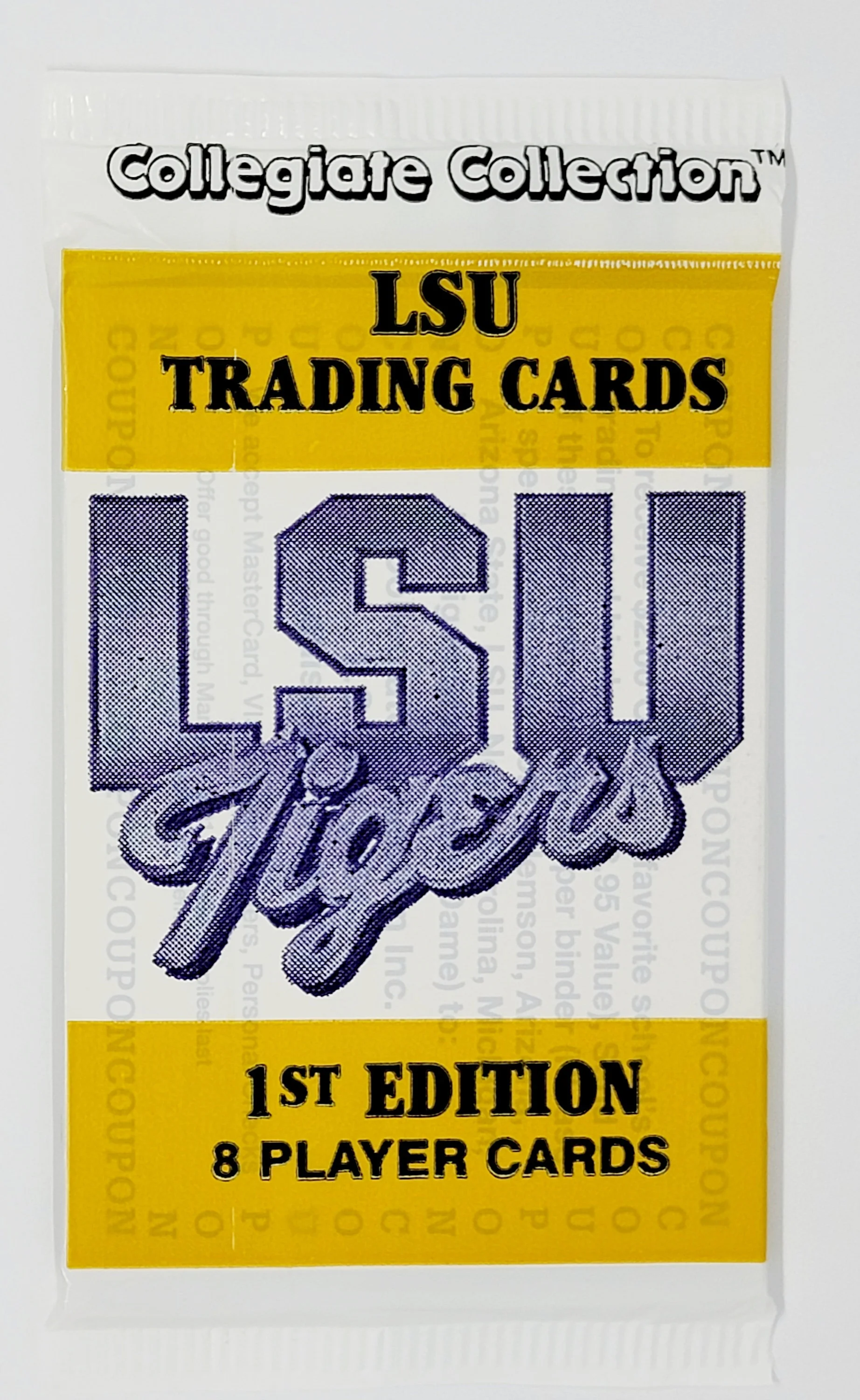 1st Edition LSU Tigers 1990 Collegiate Collections