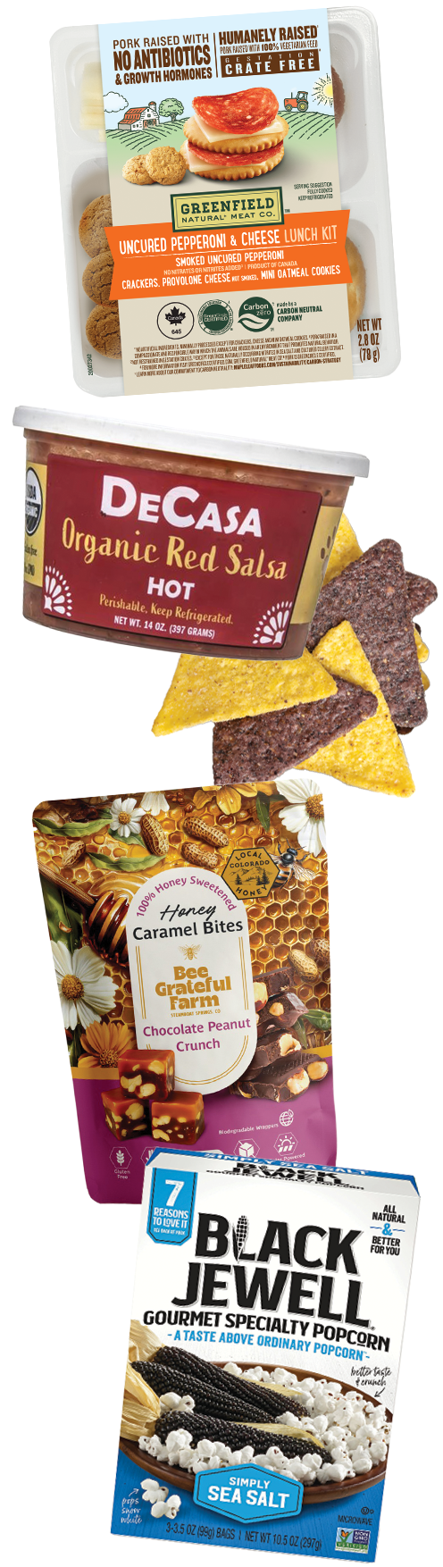 snacks from new and notable co-op