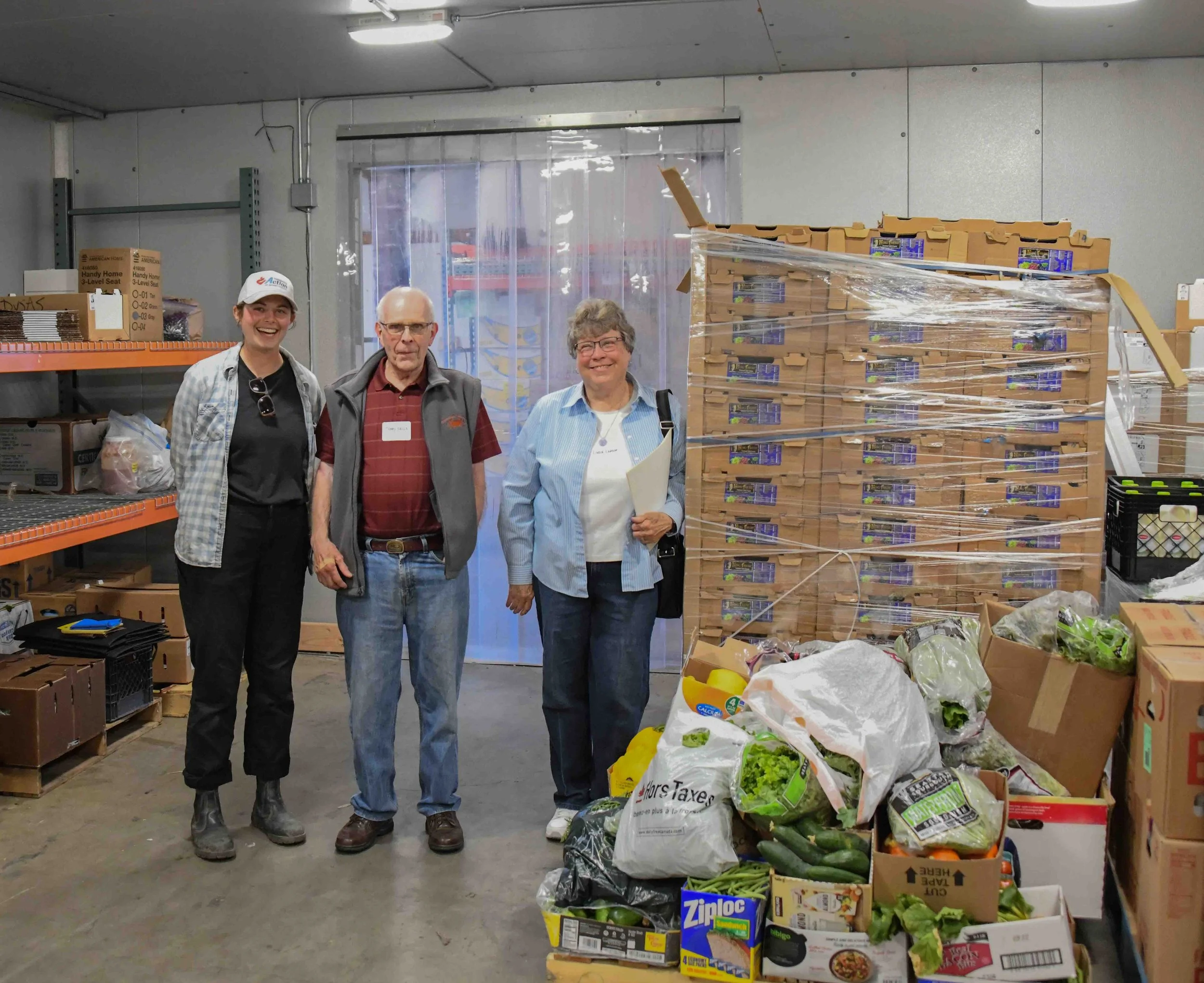 Volunteers at Community Action’s Skagit Food Distribution Center