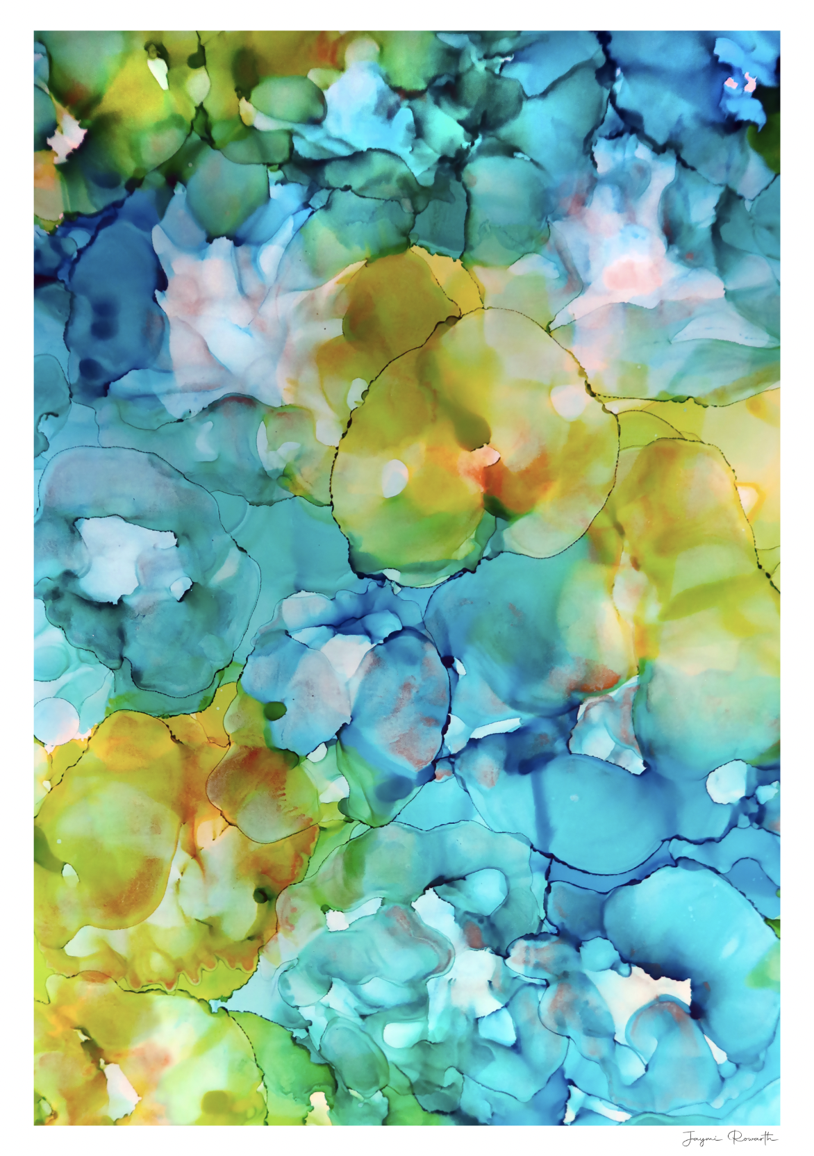 Coral Large A1 Poster
