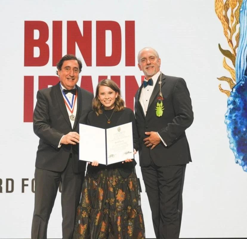 Bindi Irwin presented with the President’s award for conservation