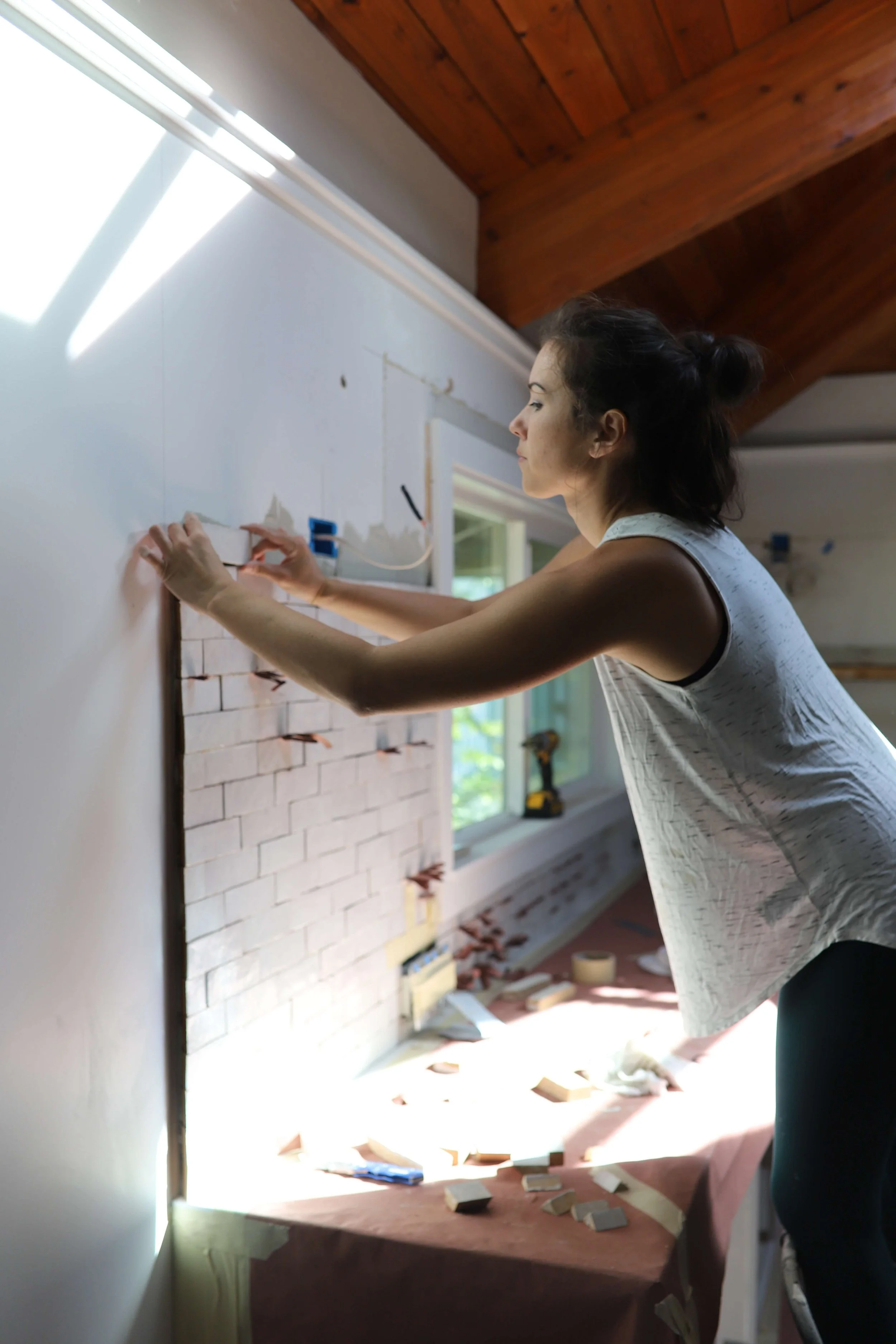 DIY Zellige Tile Install