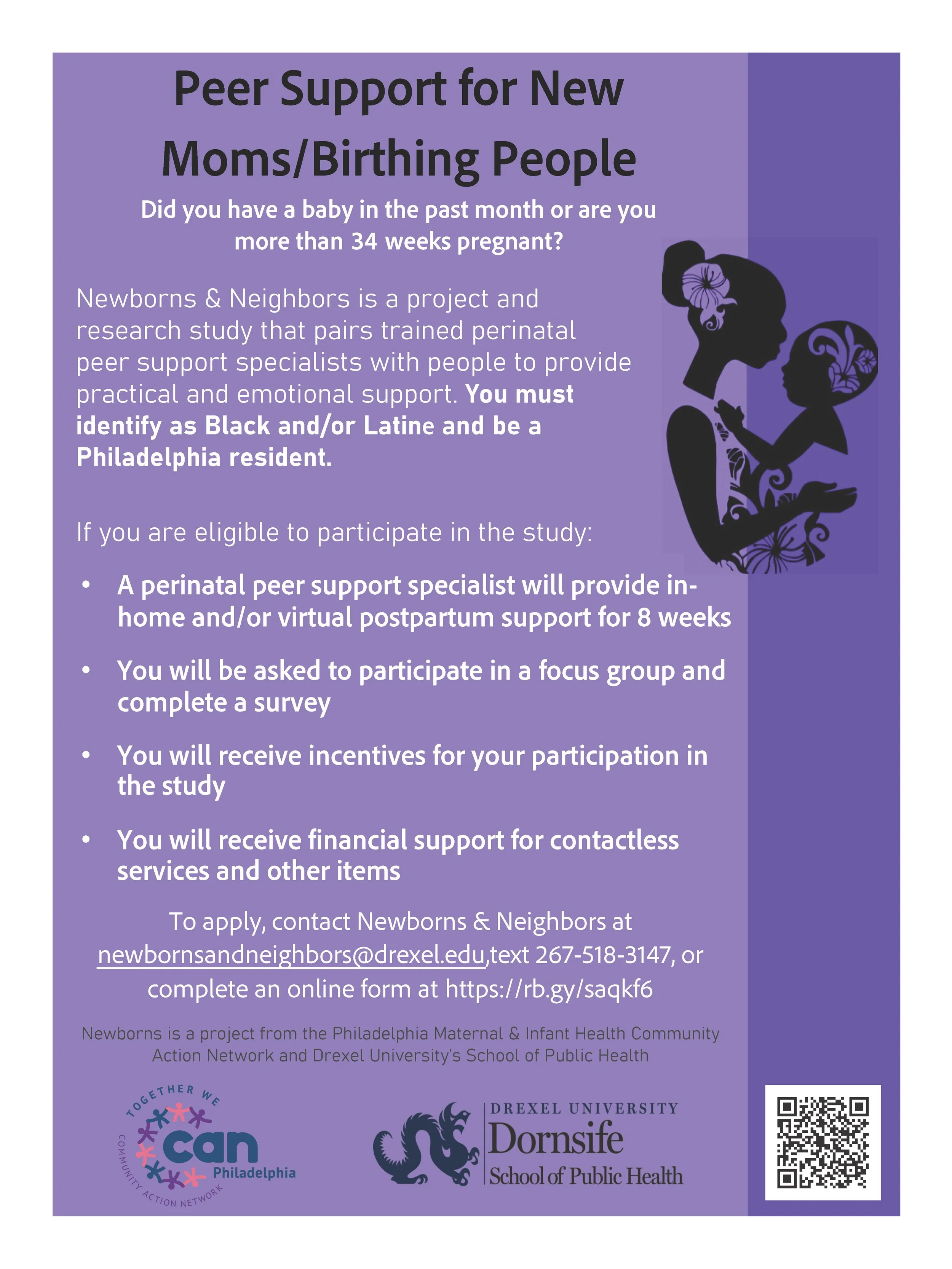 Newborns & Neighbors looking for participants